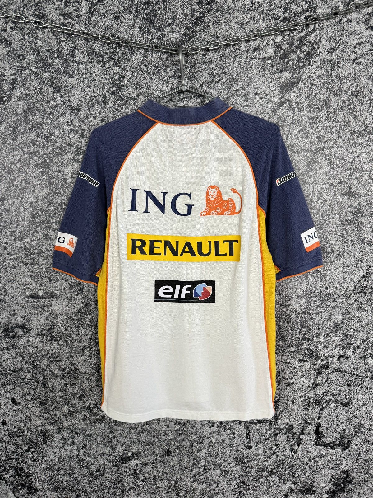 Formula 1 × Vintage Renault F1 Team Racing Polo Shirt ING ELG Vintage Size M Size US M / EU 48-50 / 2 - 14 Thumbnail