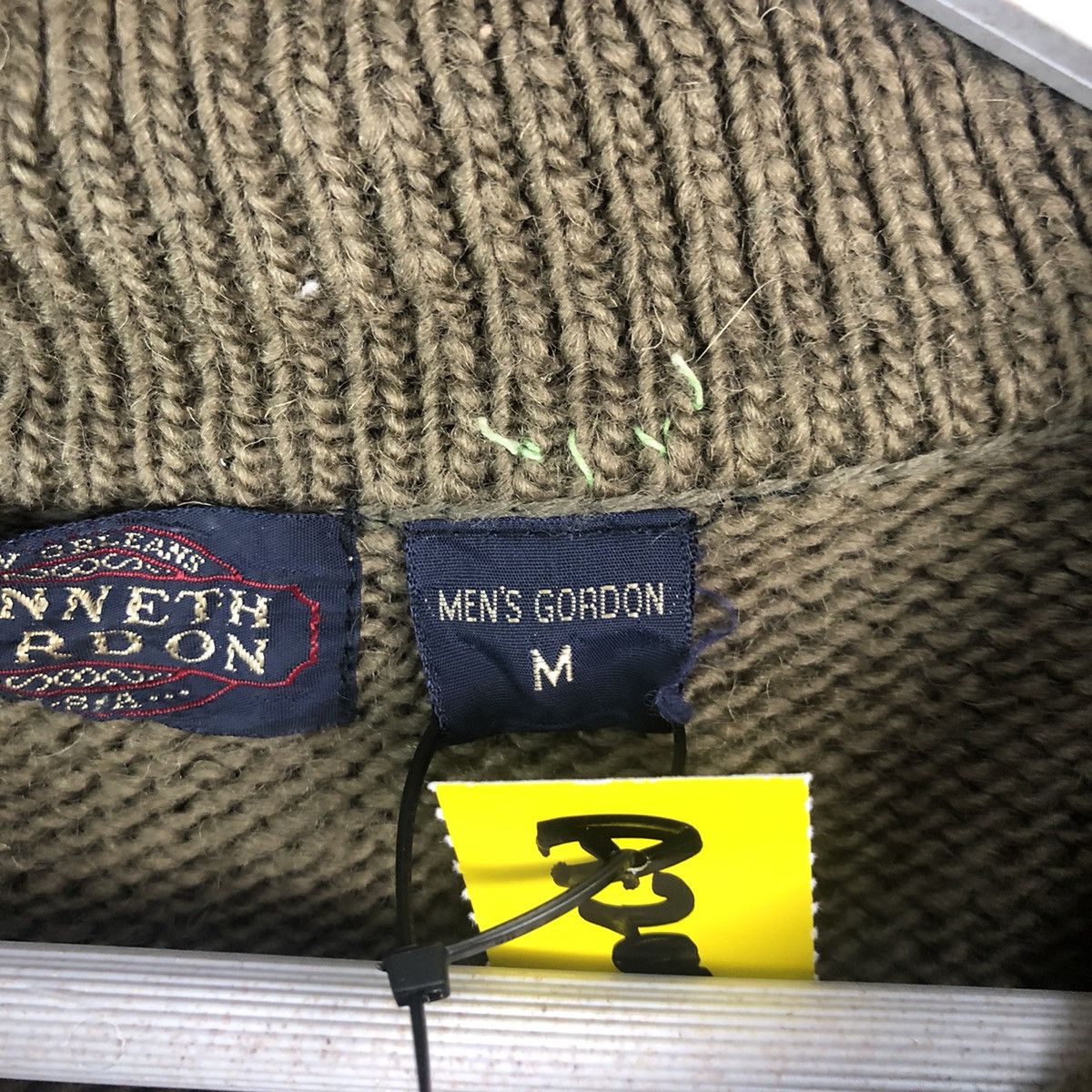 Homespun Knitwear × Japanese Brand Kenneth Gordon Green Knitwear #A2016 Size US M / EU 48-50 / 2 - 11 Thumbnail