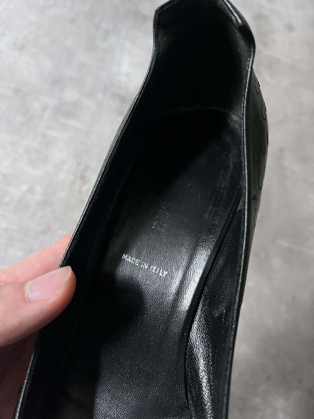 Helmut Lang Helmut Lang F/W 2000 Textured leather mini heels Size US 7 / IT 37 - 19 Thumbnail