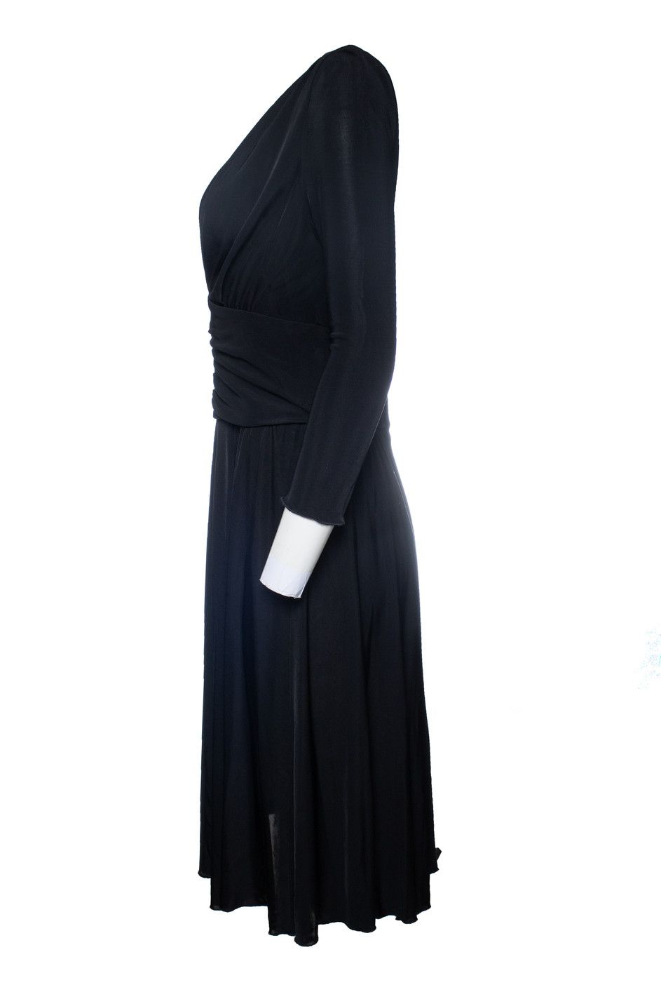 Dolce & Gabbana Dolce & Gabbana, black v neck dress Size M / US 6-8 / IT 42-44 - 4 Thumbnail
