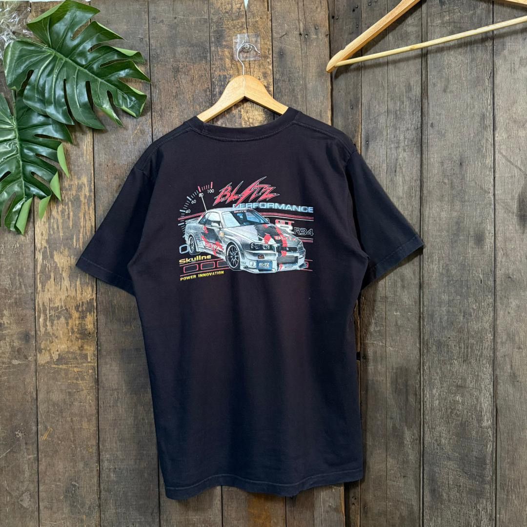 Vintage Vintage Fullscale Skyline R34 Blitz Tshirt Size US L / EU 52-54 / 3 - 1 Thumbnail