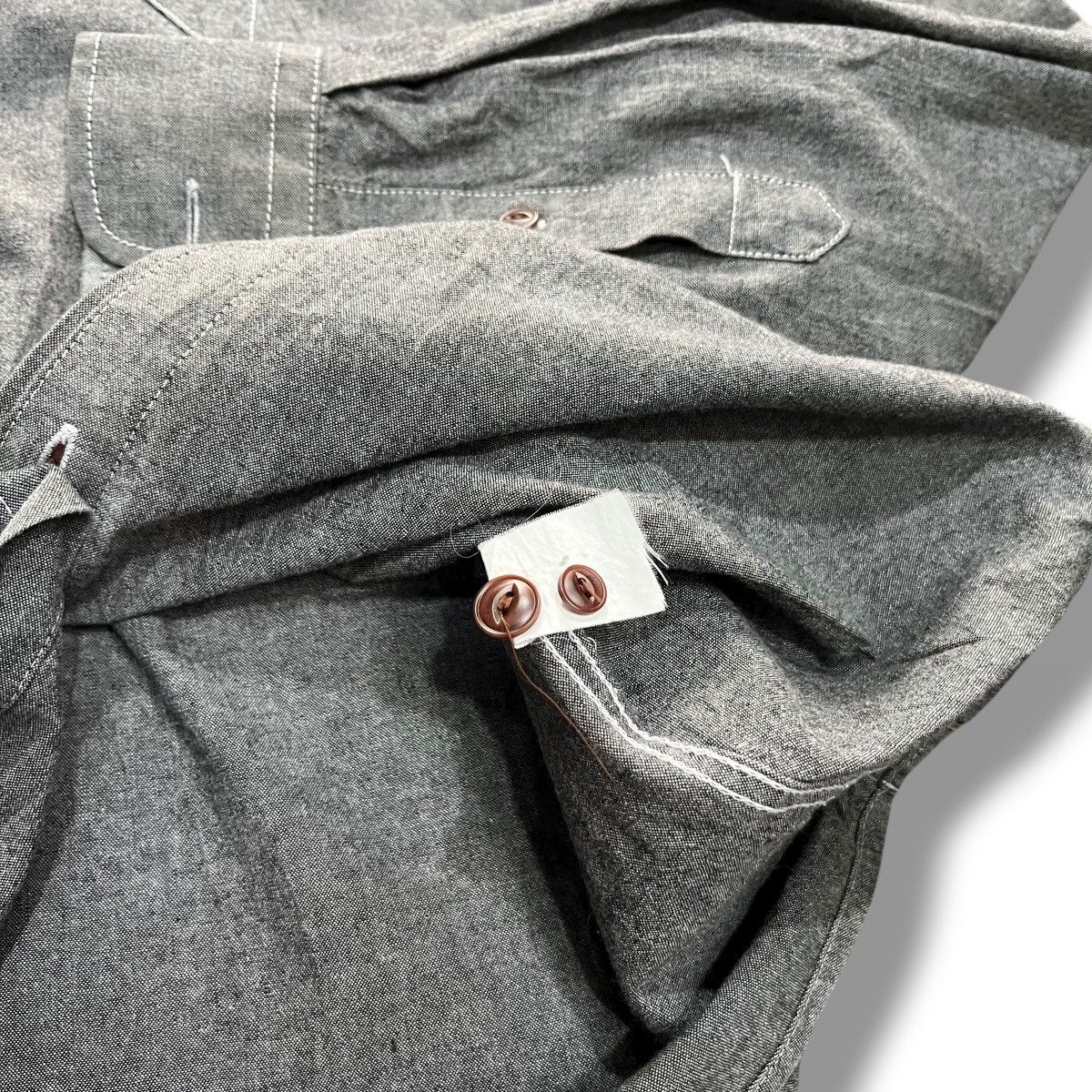 Tornado Mart Vintage FrizmWork Unique Pocket Long sleeve button shirt Size US XL / EU 56 / 4 - 6 Thumbnail