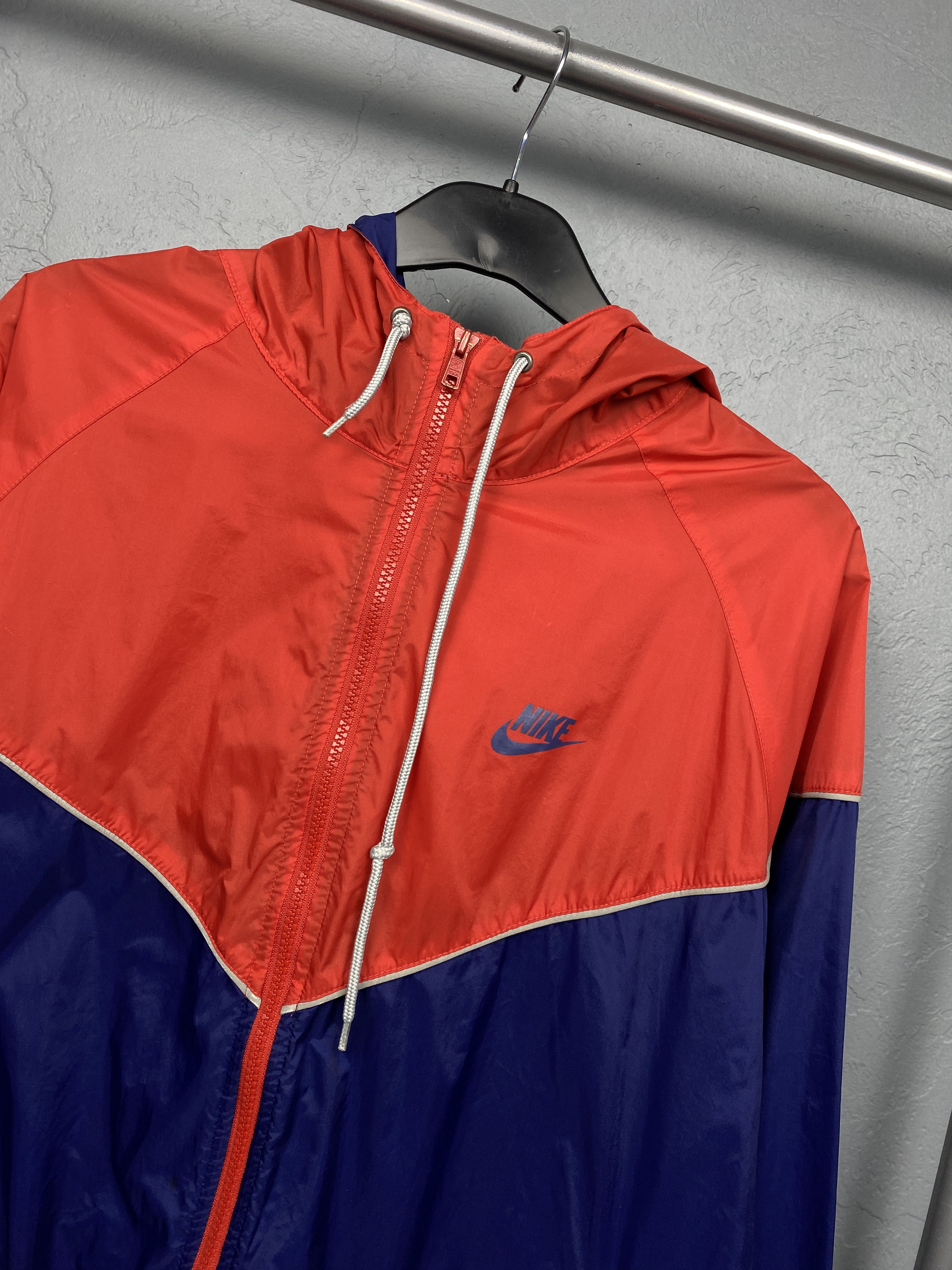 Nike Nike 90s Vintage Windbreaker Jacket Swoosh Nylon Drill Size US XL / EU 56 / 4 - 2 Thumbnail