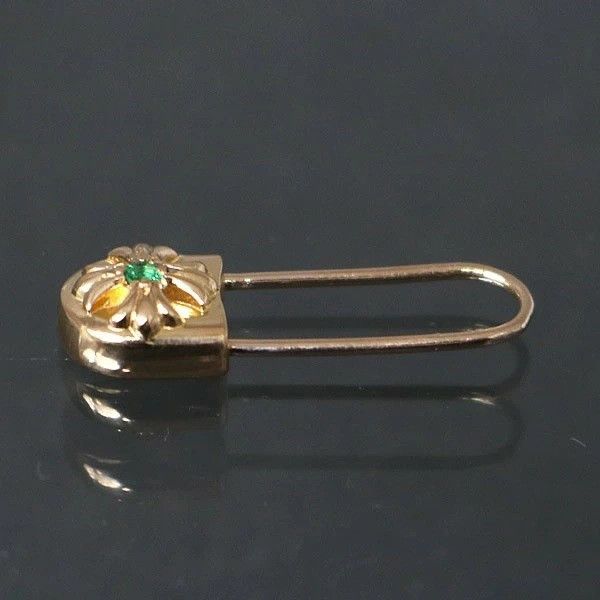 Chrome Hearts Chrome Hearts 22k Emerald Safety Pin Size ONE SIZE - 3 Thumbnail