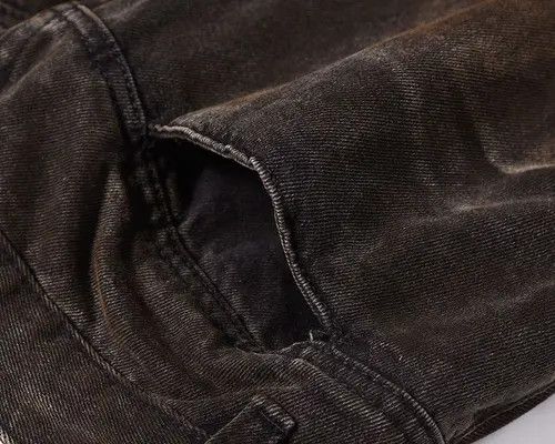 Japanese Brand Kawasaki x ishi Vtg Baggy Jeans Denim Loose Size US 29 - 7 Thumbnail