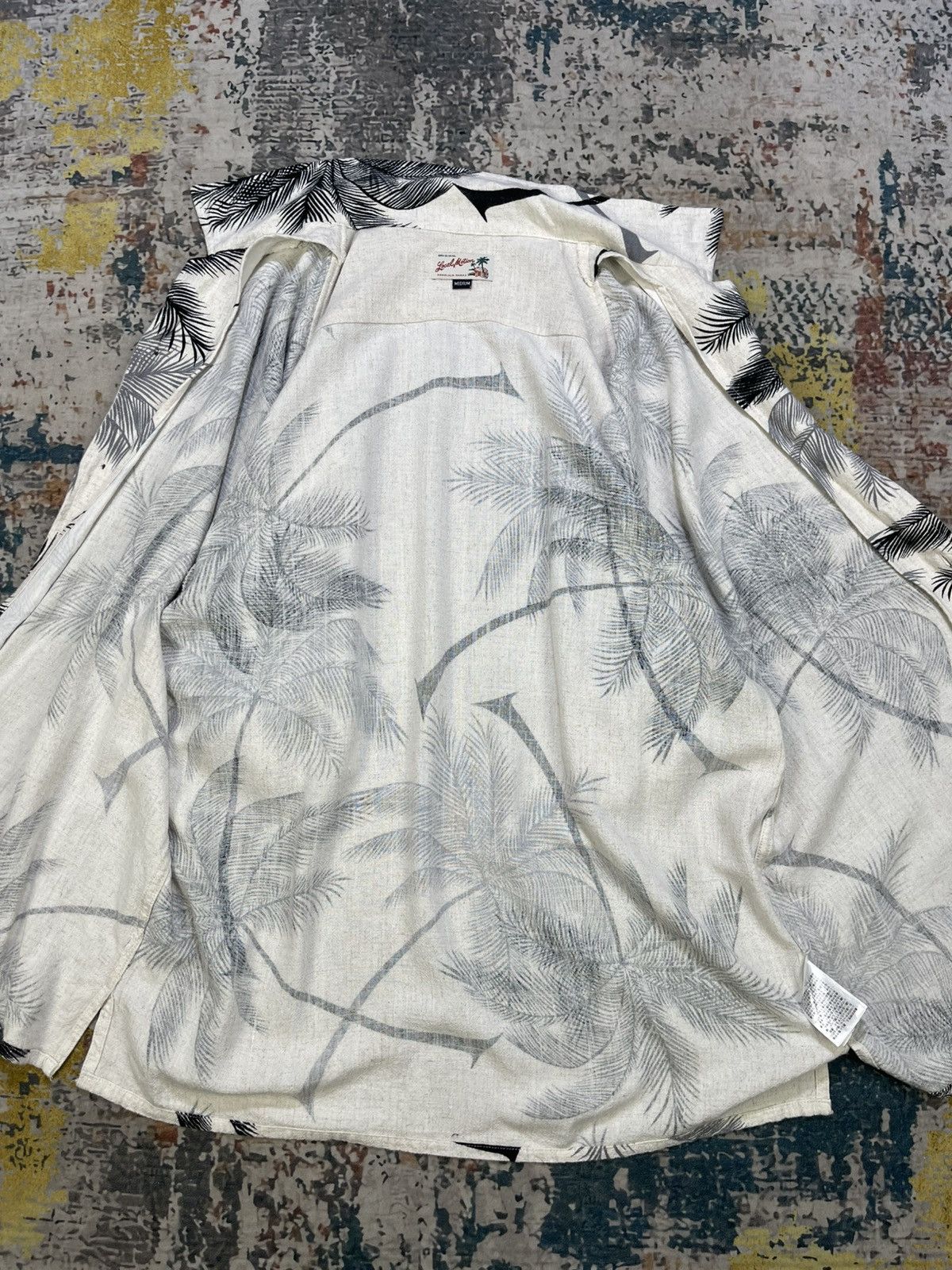 Sun Surf Local Motion Rayon Linen Fiber Aloha Hawaiian Shirt Size US M / EU 48-50 / 2 - 7 Thumbnail