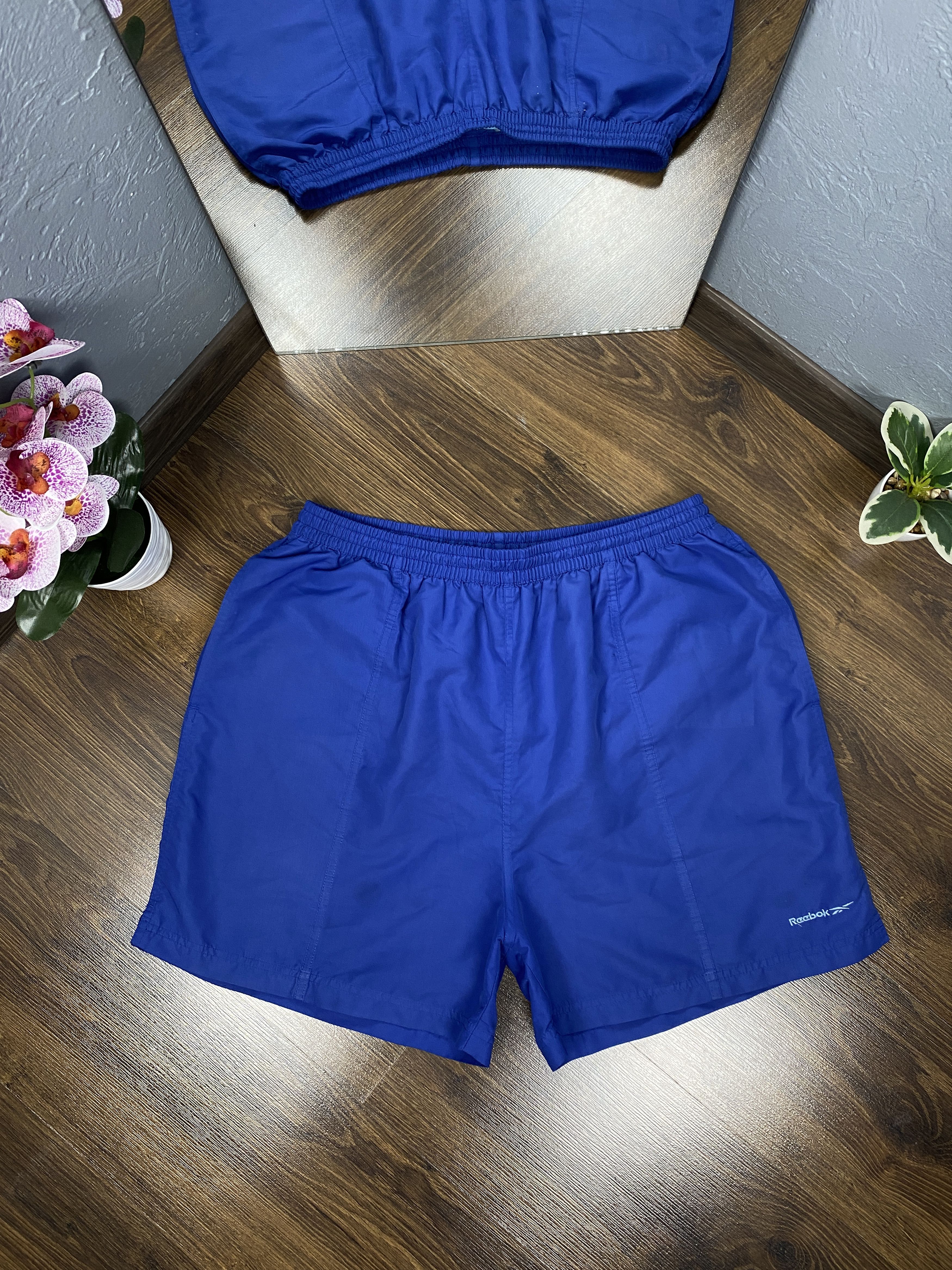 Reebok × Vintage Reebok Vintage Mens Nylon Shorts Size US 36 / EU 52 - 1 Thumbnail