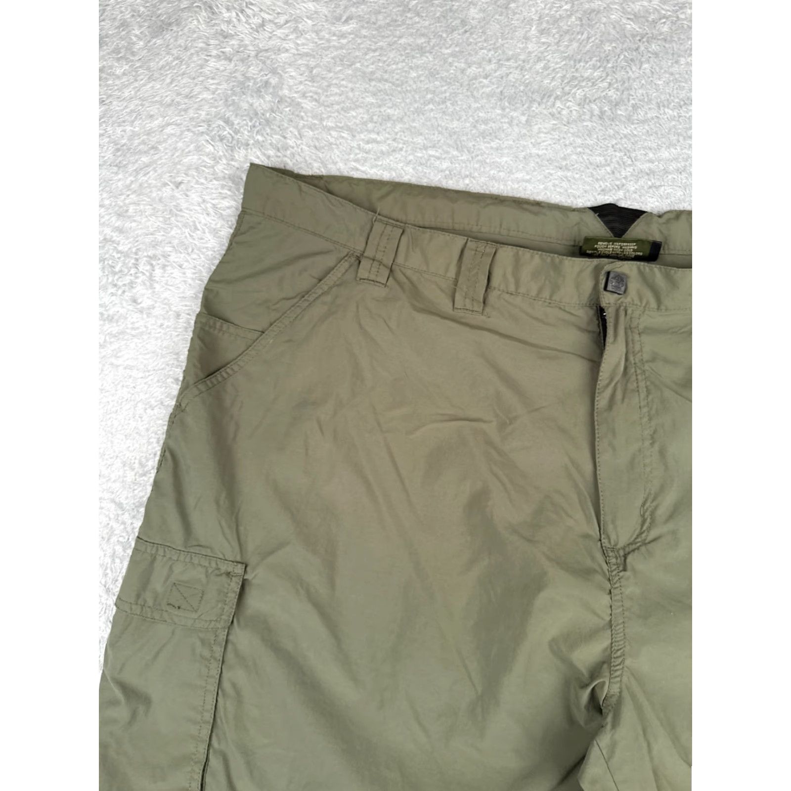 Vintage Boy Scouts Shorts Adult 2XL XXL Green Centennial Supplex Nylon Cargo Navy? Size US 39 - 4 Thumbnail
