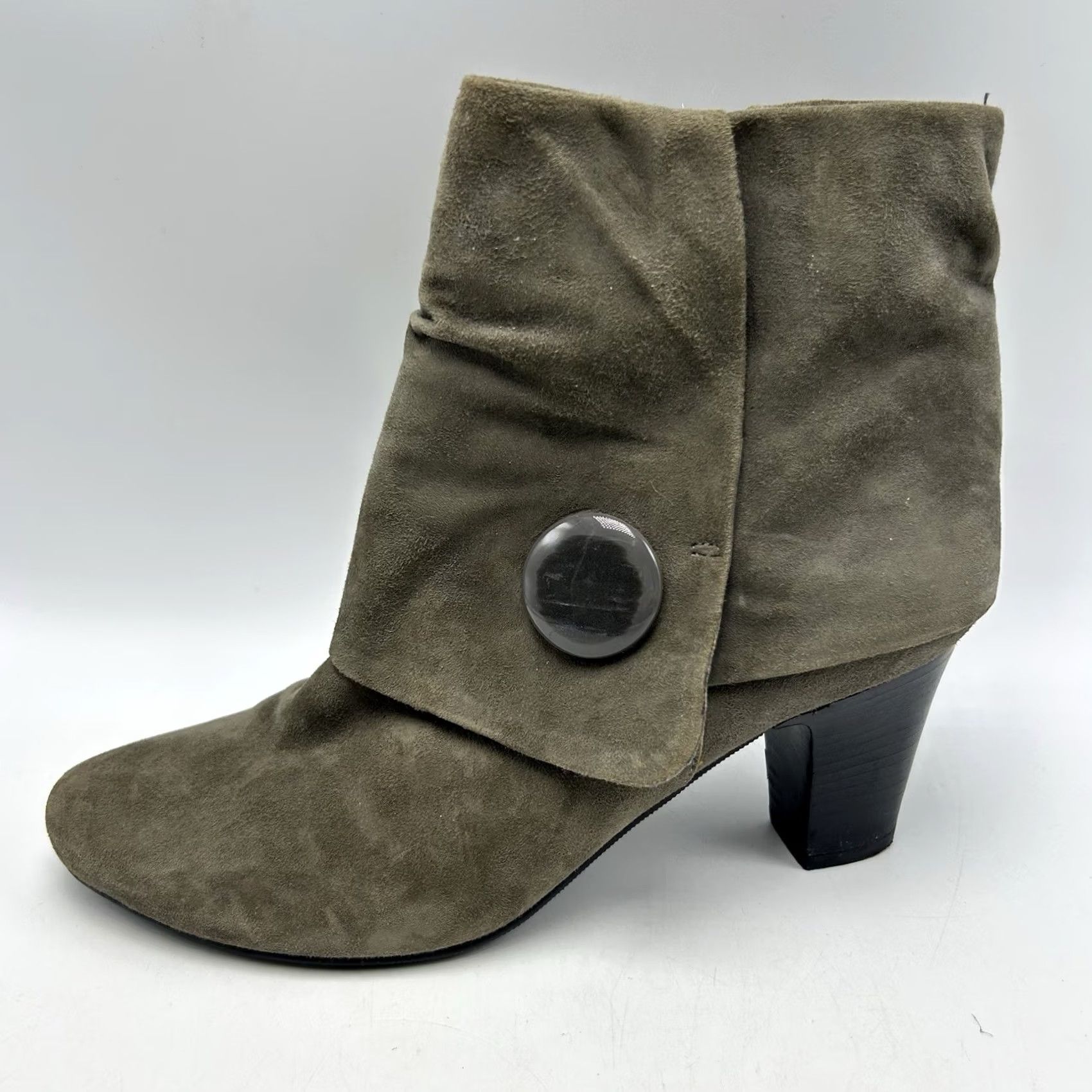 VANELI VINTAGE Ditto by Van Eli Boot Womens 9M Booties Gray Side Zip Heels Size US 9 / IT 39 - 2 Thumbnail