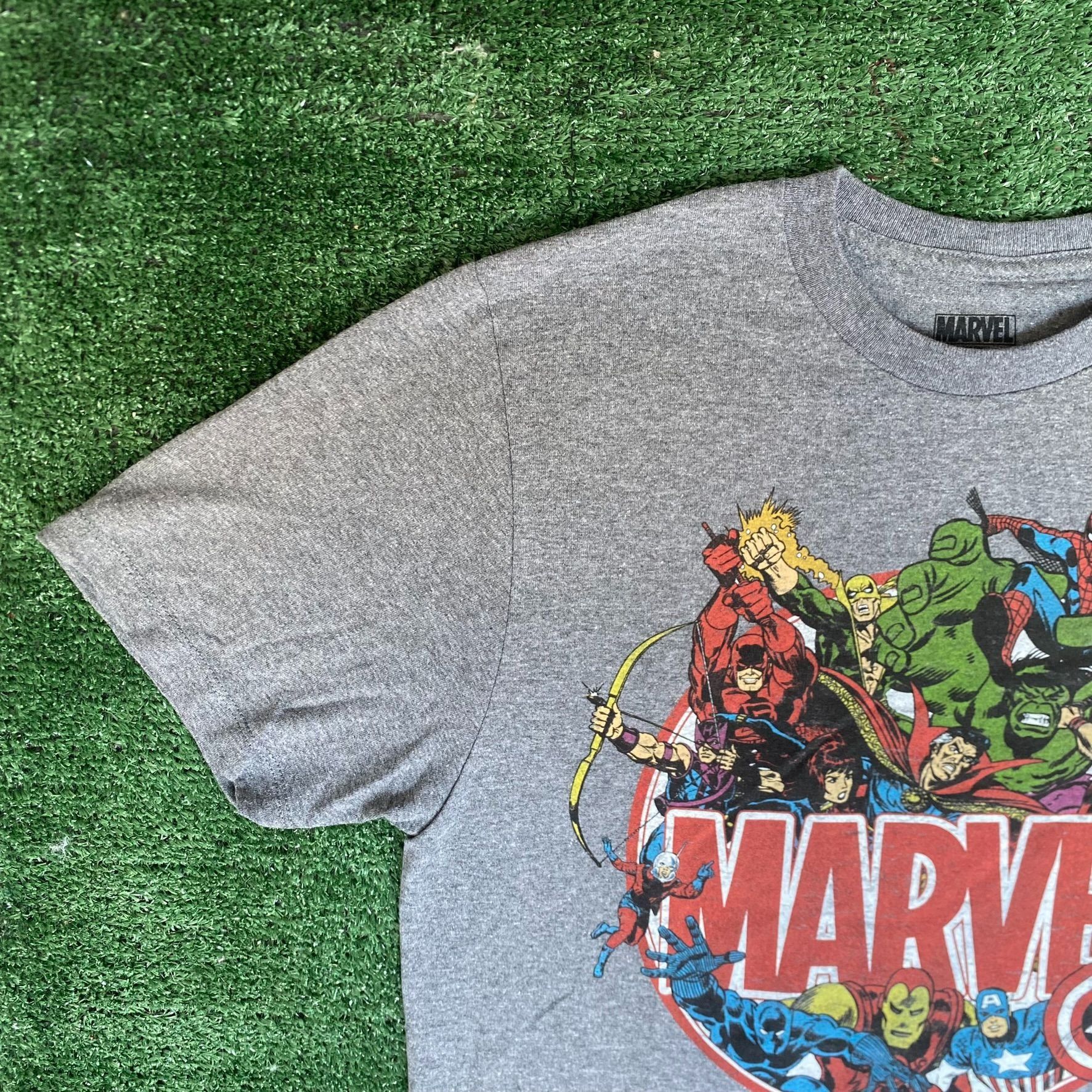 Marvel Comics Marvel Comics Characters Shirt Hulk Thor Iron Man Logo Tee Size US M / EU 48-50 / 2 - 2 Thumbnail