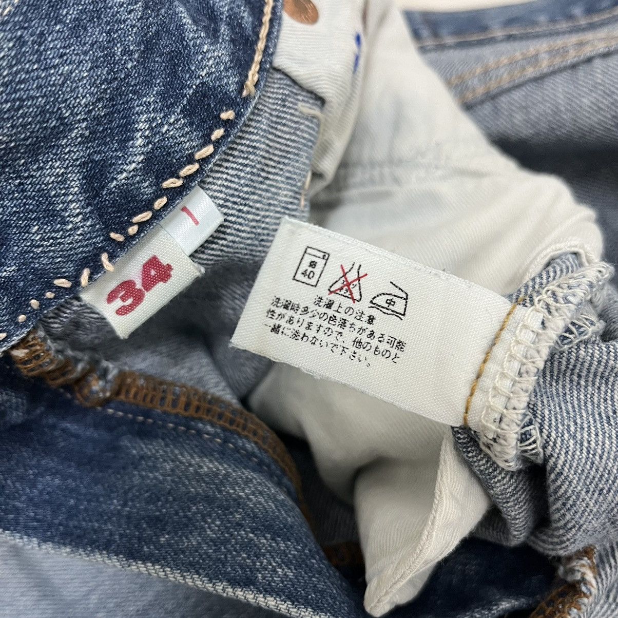 HOLLYWOOD RANCH MARKET Vintage Blue Blue Japan HR Market Jeans Non Selvedge Denim Size US 34 / EU 50 - 8 Thumbnail