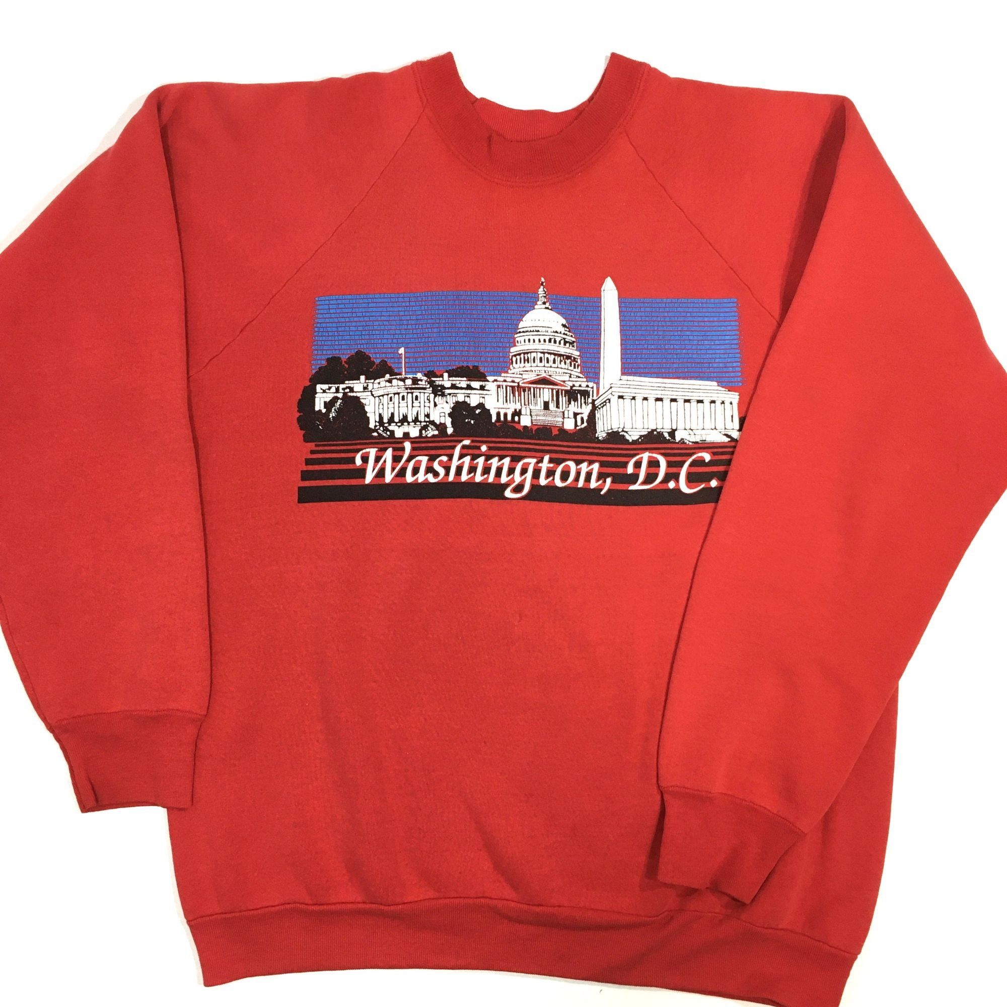 Other 1988 Lowry Washington DC US Capitol 80's 50/50 Sweatshirt Size US XL / EU 56 / 4 - 4 Thumbnail