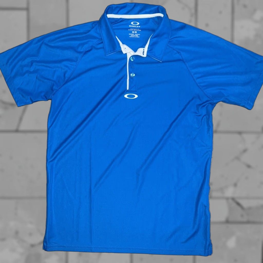 Oakley Oakley Polo Shirt Mens Medium Blue Size US M / EU 48-50 / 2 - 1 Thumbnail