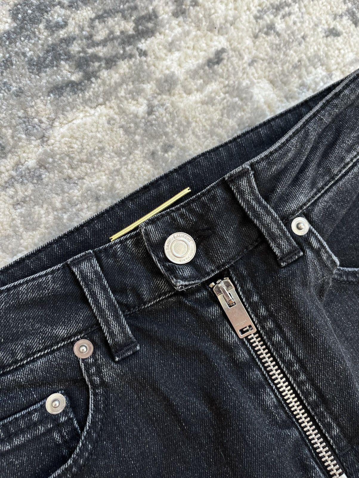 Saint Laurent Paris saint laurent sample front zip jeans Size US 27 - 4 Thumbnail