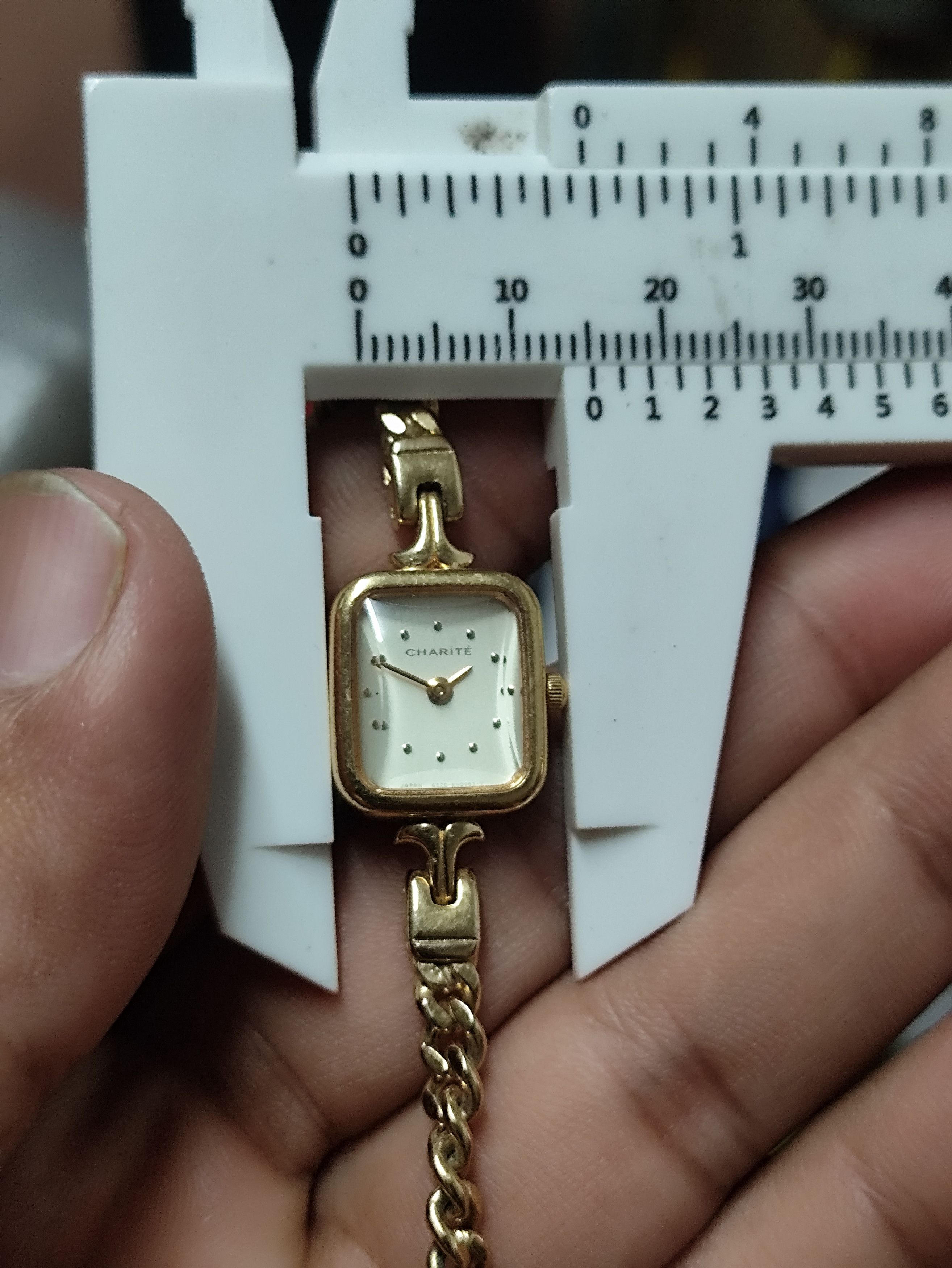 Japanese Brand Luxury Gold Color Bracelet Watch By CHARITE JAPAN Size ONE SIZE - 3 Thumbnail
