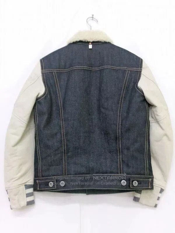 Junya Watanabe junya watanabe baseball jacket with leather sleeves. Size US XS / EU 42 / 0 - 3 Thumbnail