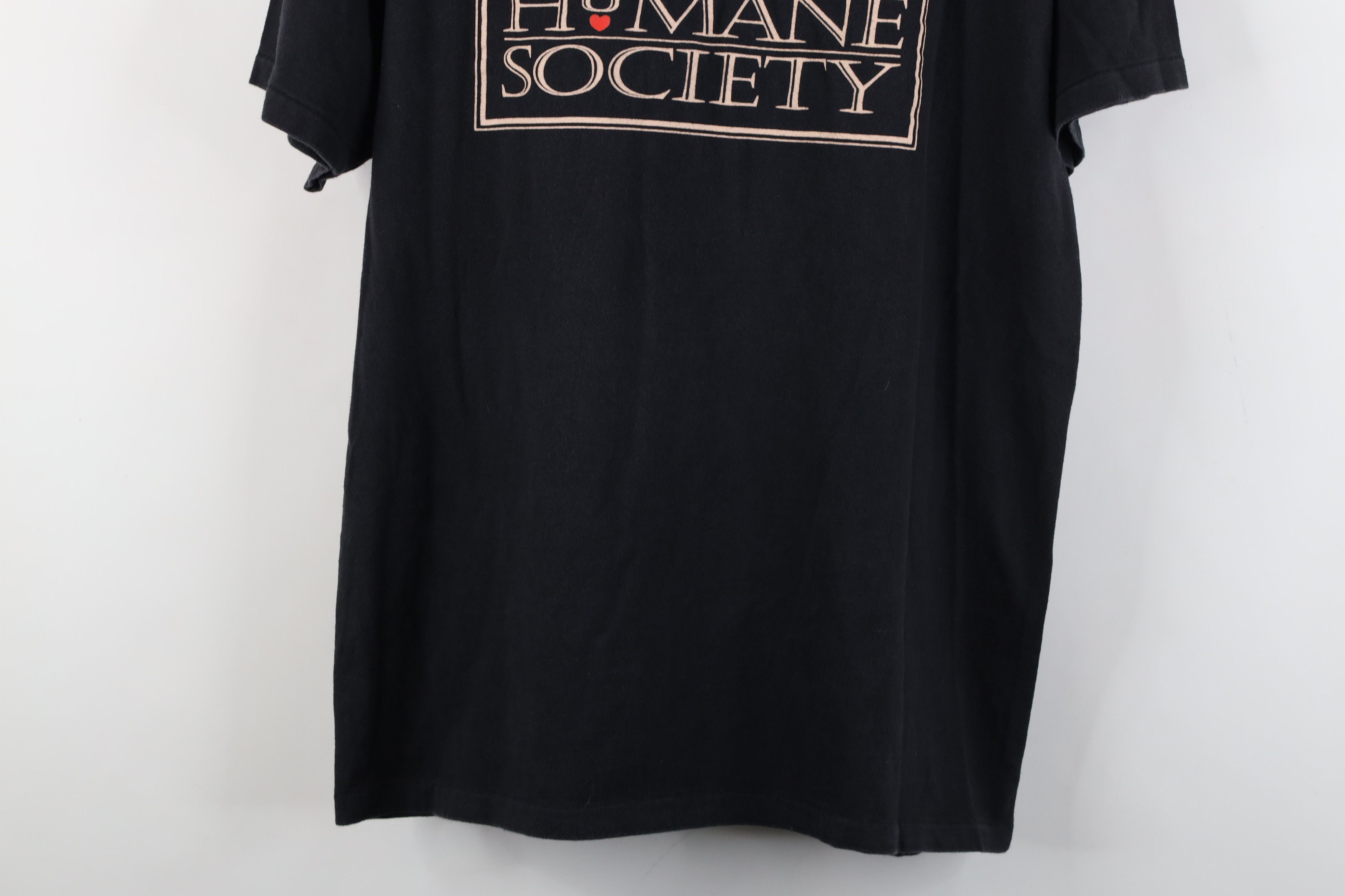 Vintage Vintage 90s Animal Michigan Humane Society T-Shirt Black Size US L / EU 52-54 / 3 - 3 Thumbnail