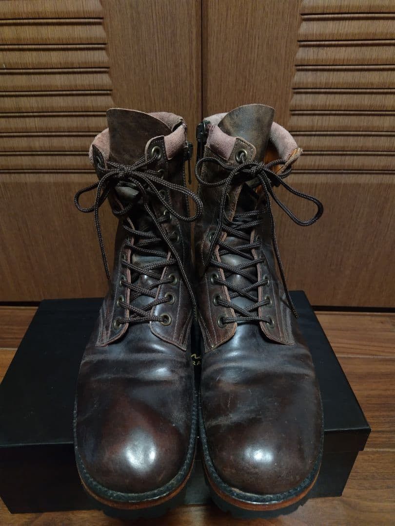 Number (N)ine AW08 "My Own Private Portland" Archive Leather Boots Size US 9 / EU 42 - 3 Thumbnail