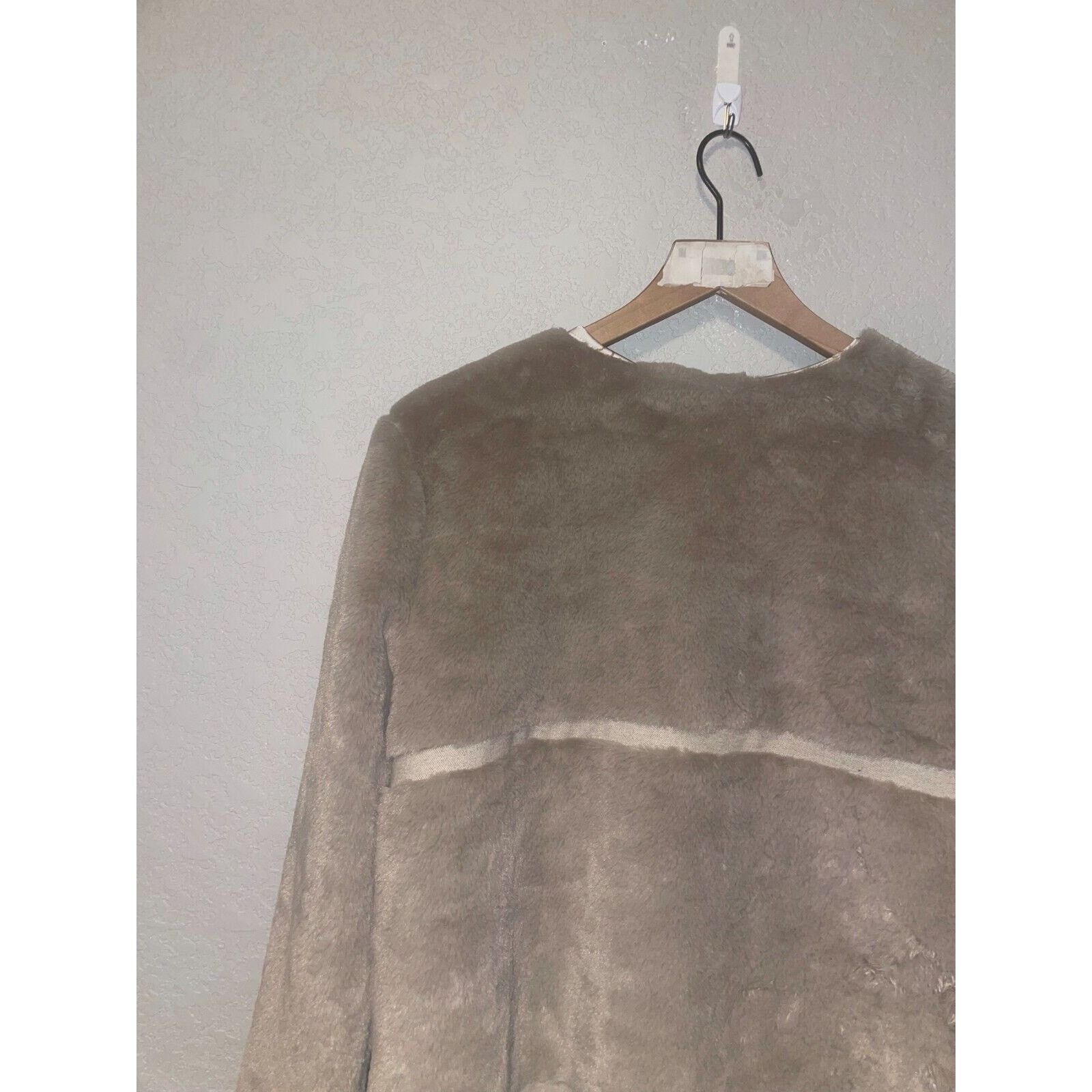 Other Womens Olympiah Coat Selle Two-Tone Fur Jacket Beige Small Size S / US 4 / IT 40 - 13 Thumbnail