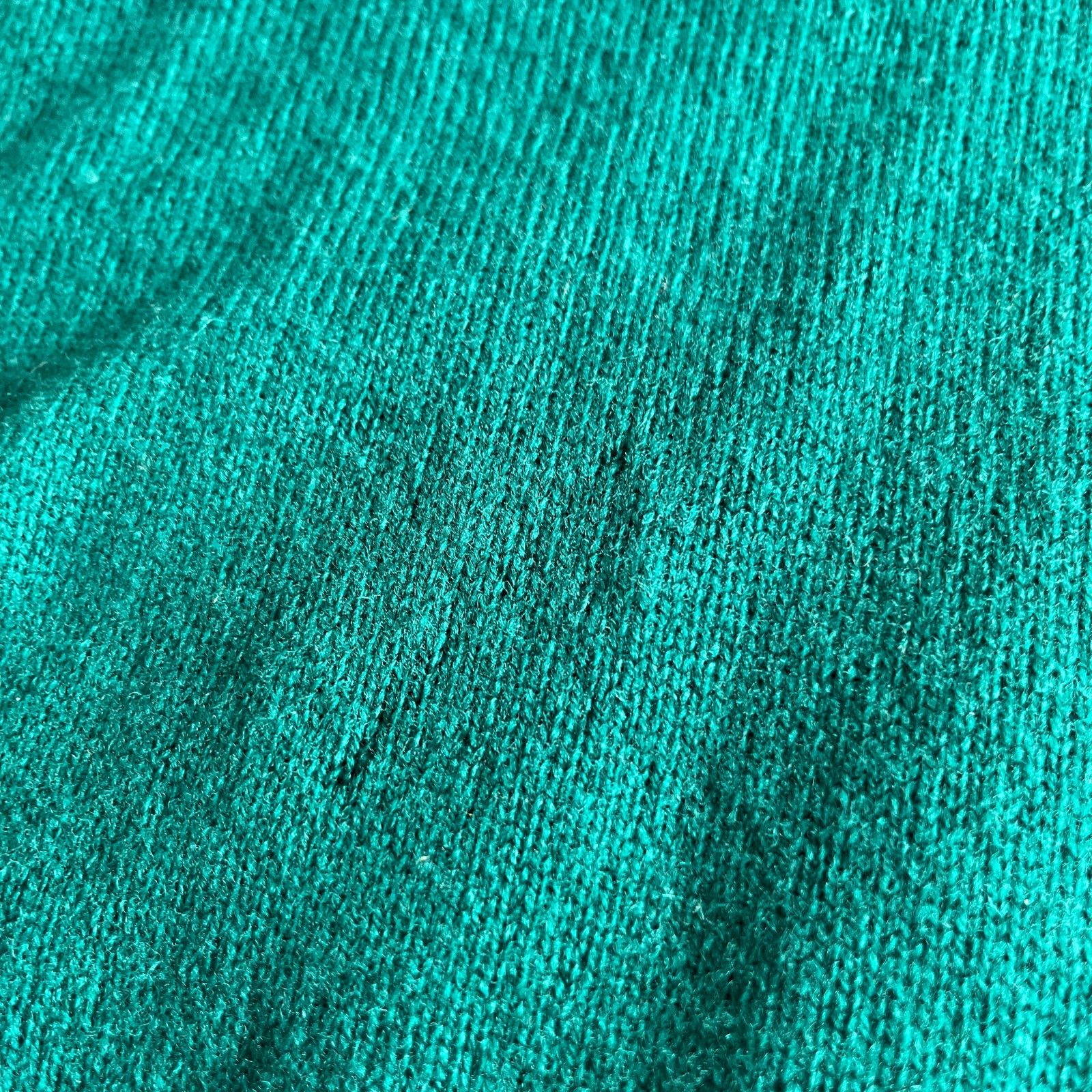 Polo Ralph Lauren Polo Ralph Lauren | Green Lambswool V-Neck Oversized Sweater Size US XL / EU 56 / 4 - 9 Thumbnail