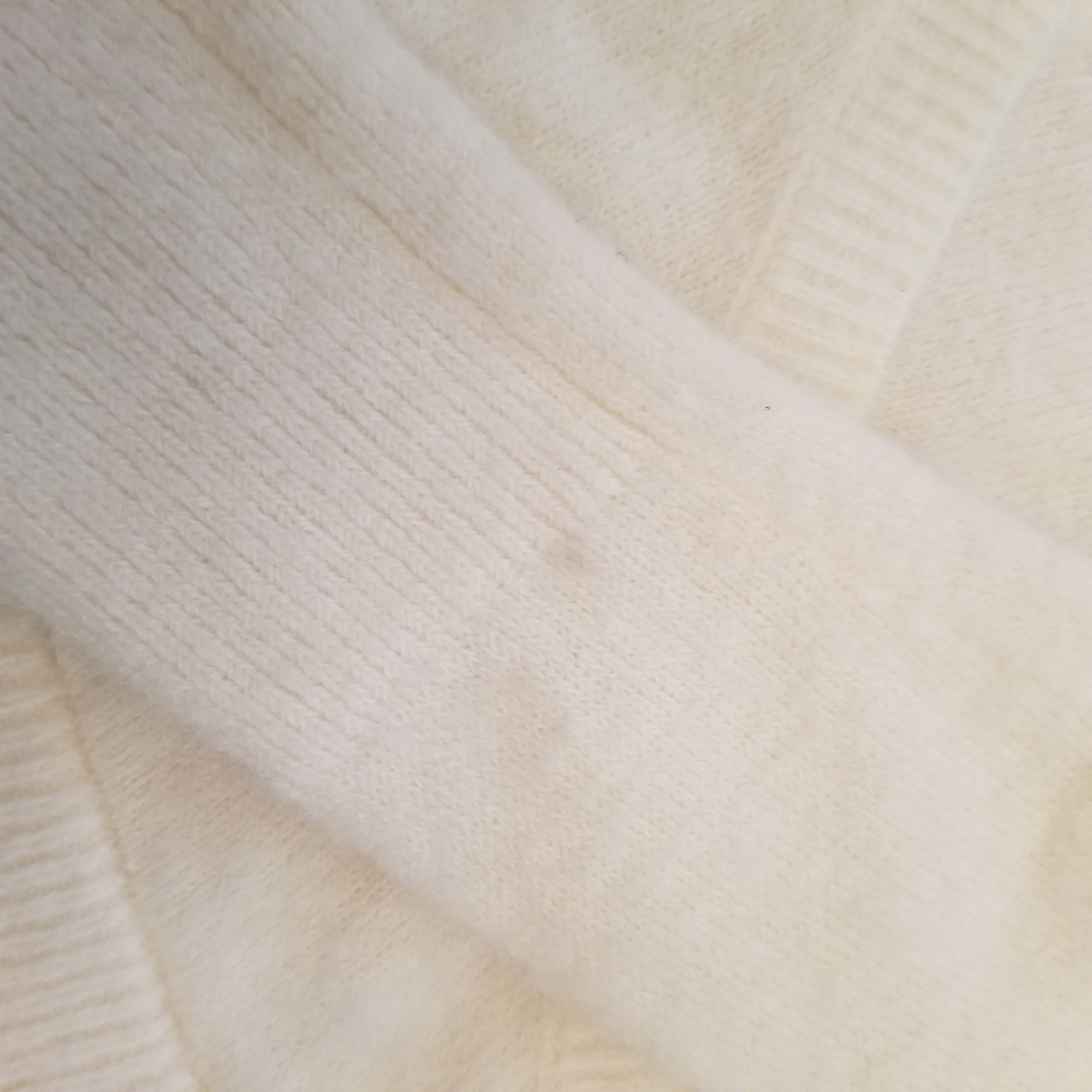 Madewell Madewell S White Plunging V Neckline Sweater Soft Cozy Layer Size S / US 4 / IT 40 - 7 Thumbnail