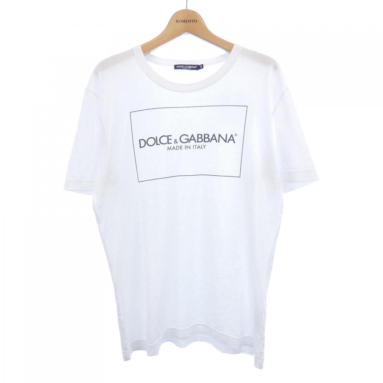Dolce & Gabbana Dolce & Gabbana Dolce&Gabbana Cotton TShirt Textile T-Shirts G8IA8T/FH7ED DUTY FREE for USA Size ONE SIZE - 1 Thumbnail