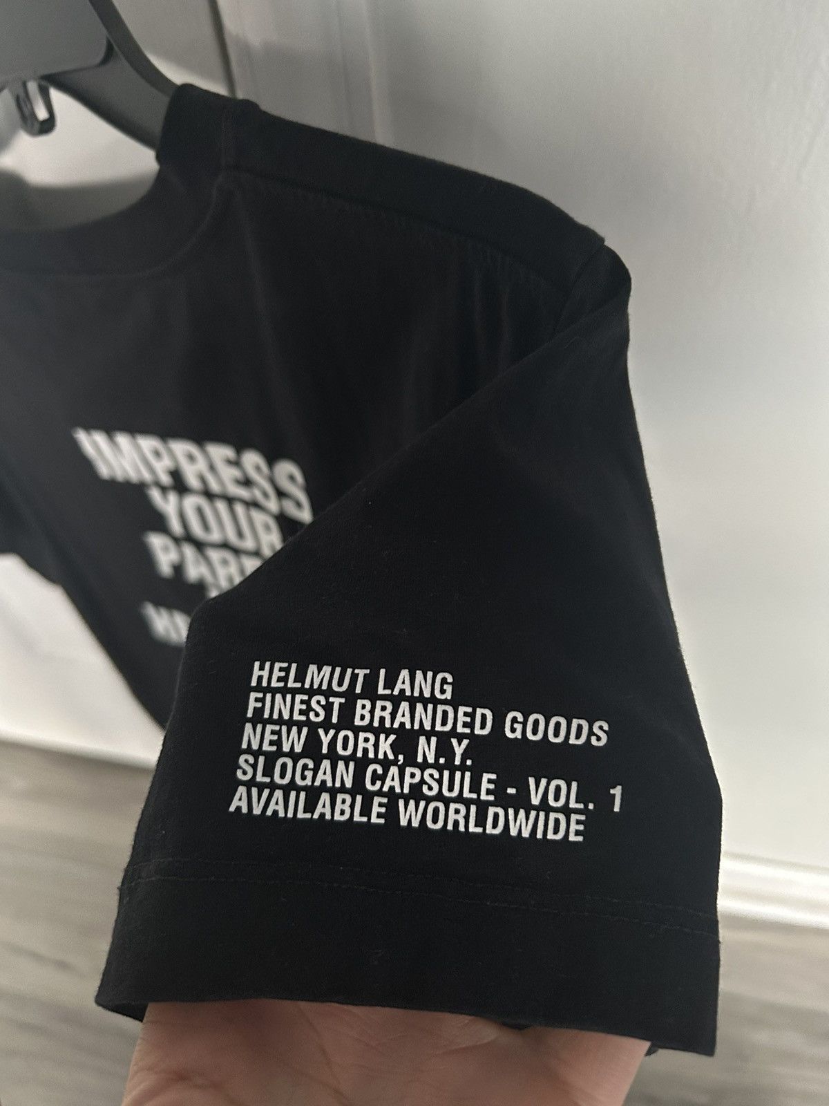 Helmut Lang Helmut Lang Impress T-Shirt Size US S / EU 44-46 / 1 - 2 Thumbnail