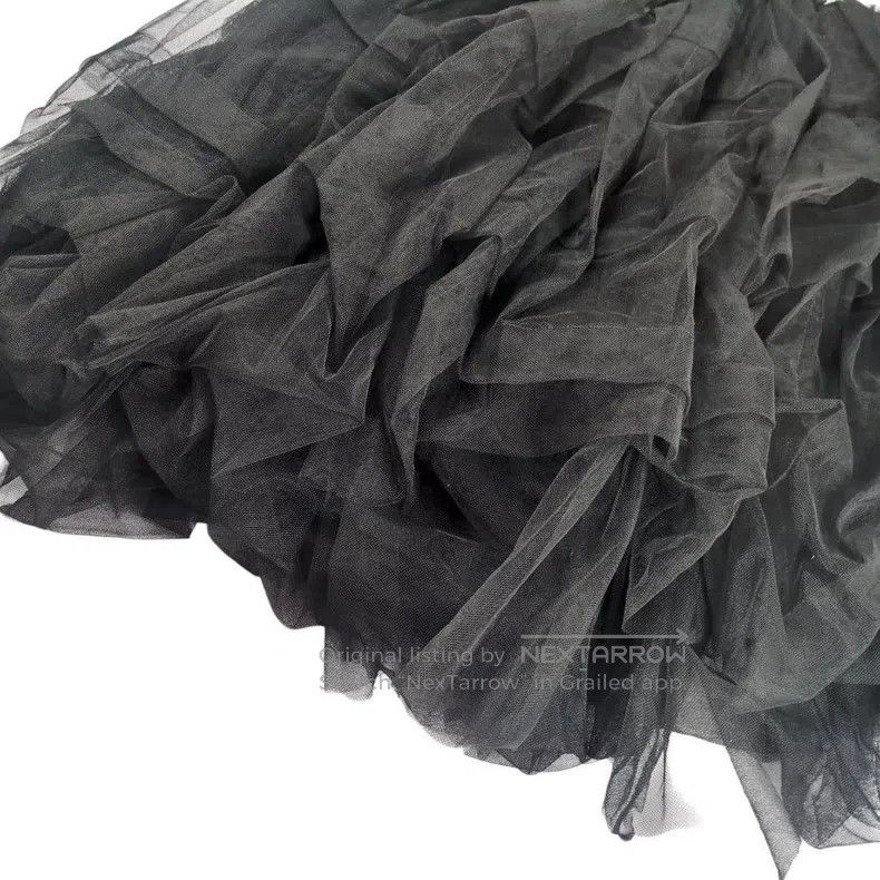 Comme des Garcons Comme Des Garcons size XS Black vintage chiffon half skirt Size 23" - 7 Thumbnail
