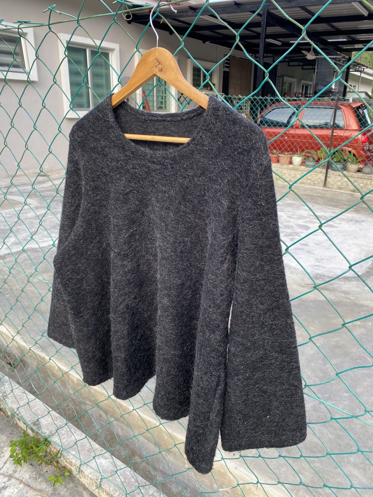 Japanese Brand Japanese designer Ka Na Ta wool baggy sweater Size L / US 10 / IT 46 - 4 Thumbnail