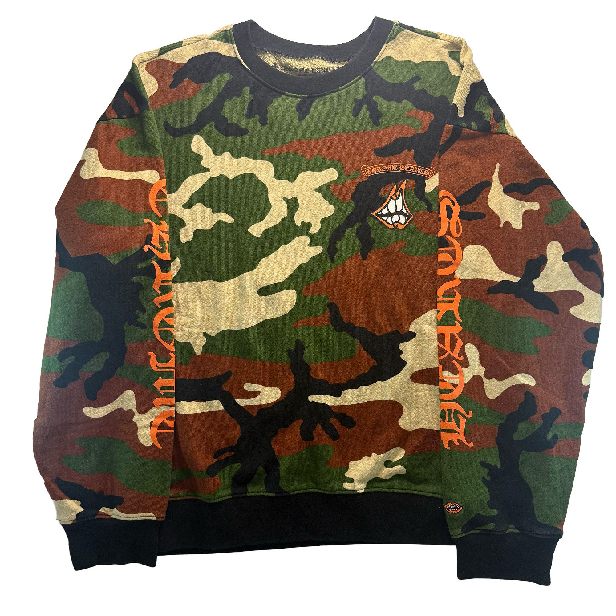 Chrome Hearts Chrome Hearts Matty Boy Camo Crewneck Size US XXL / EU 58 / 5 - 1 Thumbnail