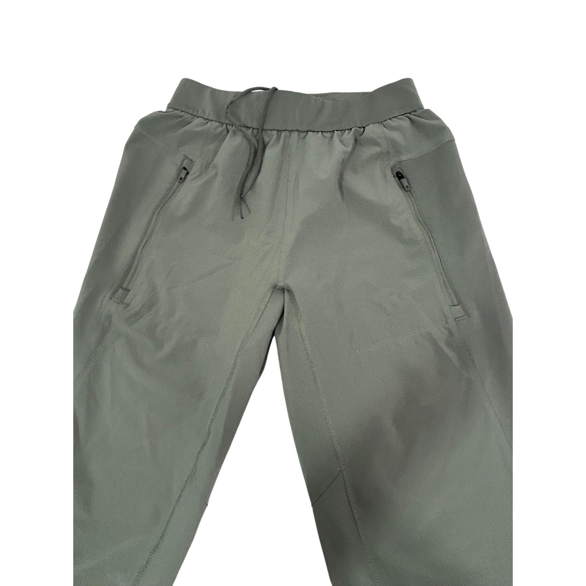 Adidas Adidas Womens Joggers S Sage Green Logo AEROREADY Drawstring Size 25" / US 0 / IT 36 - 18 Thumbnail
