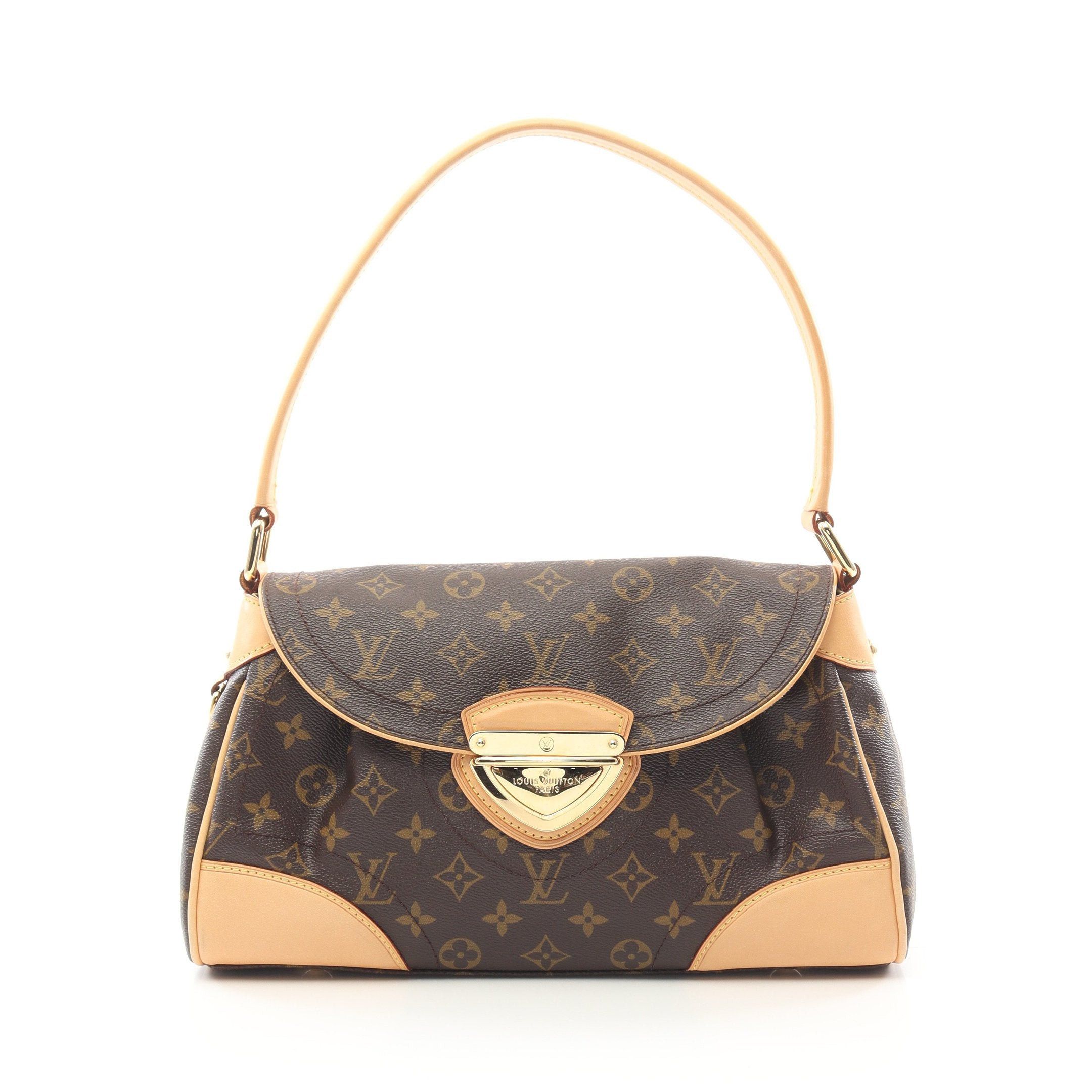 Louis Vuitton Louis Vuitton Beverly Mm Monogram Shoulder Bag Leather Brown Size ONE SIZE - 1 Thumbnail