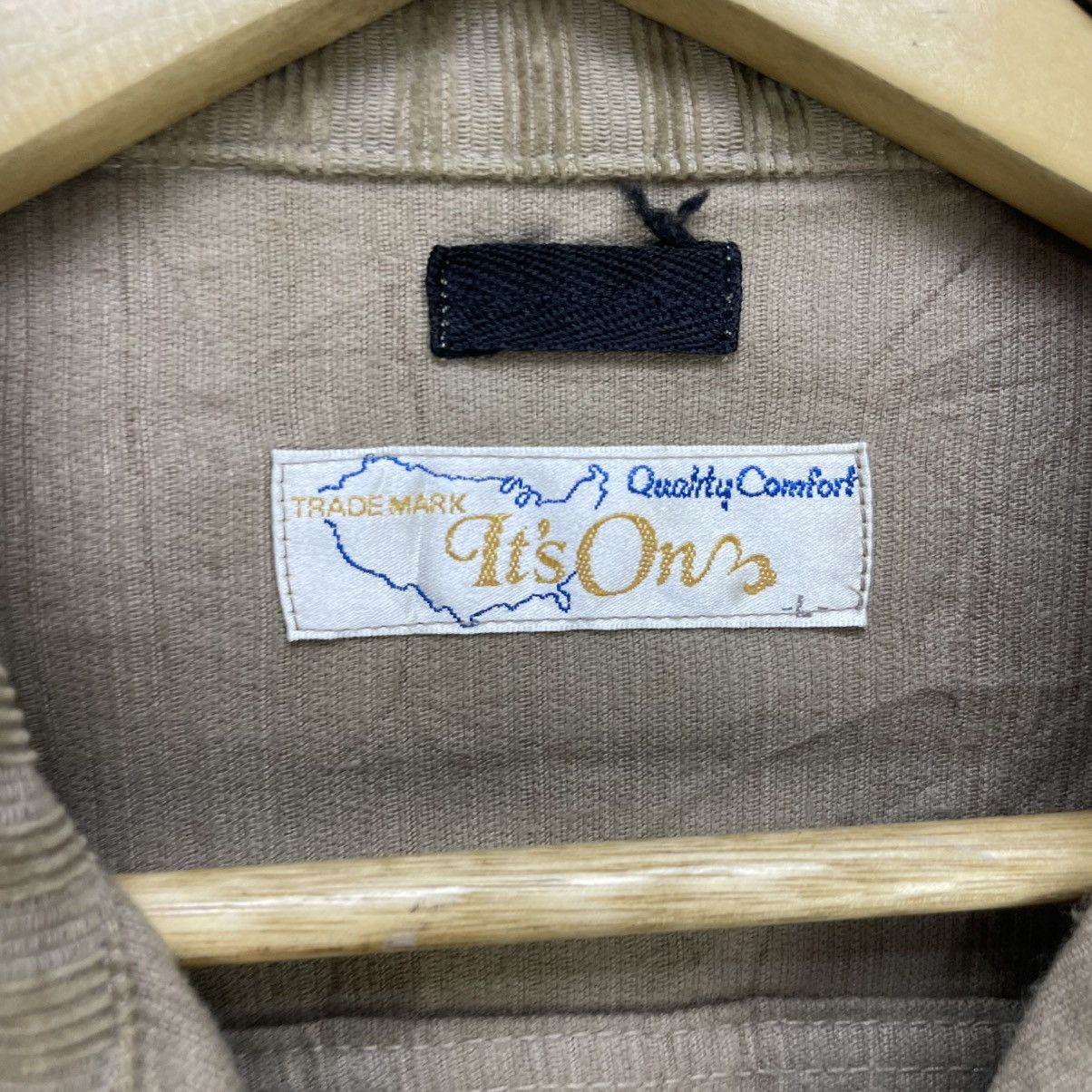 Japanese Brand × Toyo Enterprises × Vintage Japanese Brand Its On Stripe Trucker Jacket Size US M / EU 48-50 / 2 - 7 Thumbnail