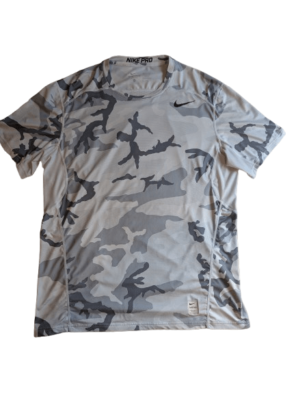 Nike Nike Pro training perforated camouflage t shirt Size US XL / EU 56 / 4 - 18 Thumbnail