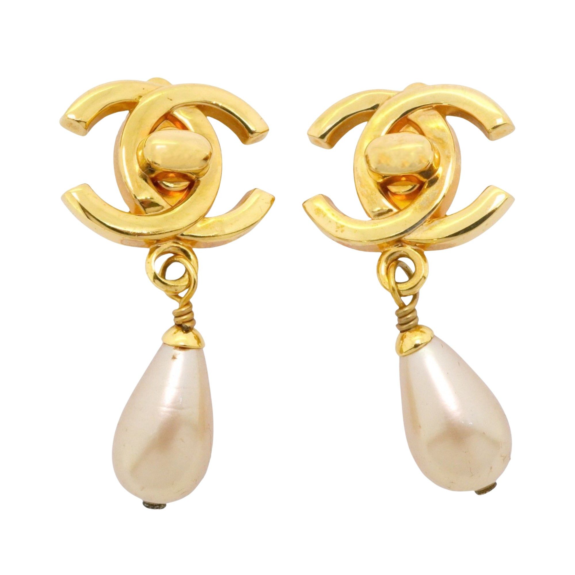 Chanel Chanel Coco Mark earring Size ONE SIZE - 1 Thumbnail