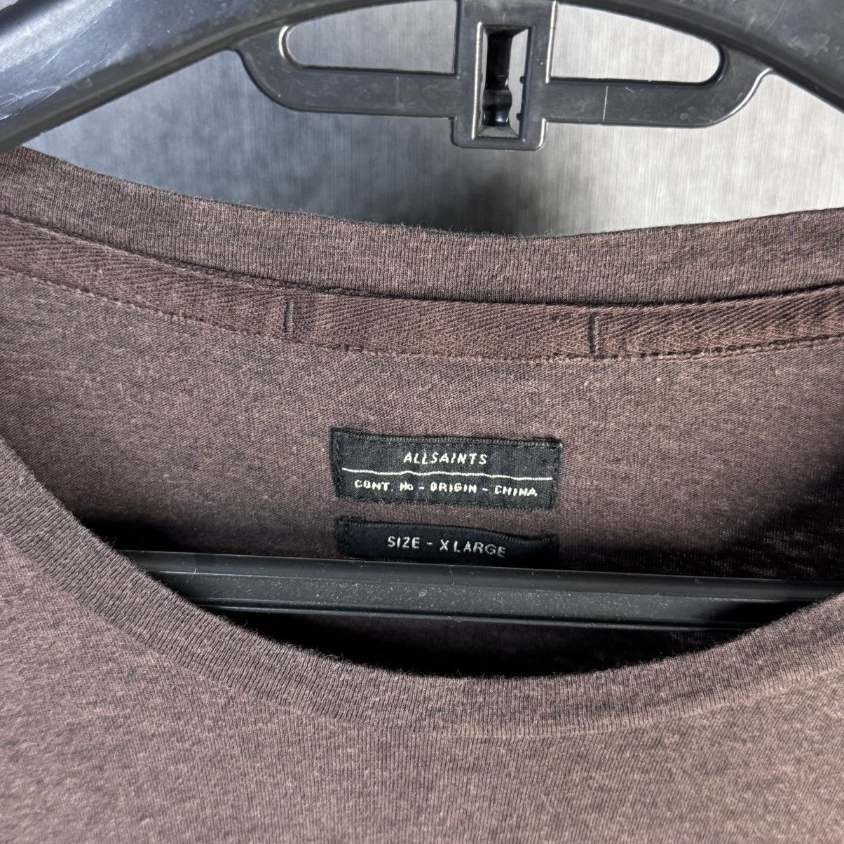 Allsaints Vintage Allsaints t shirt brown tee y2k streetwear Size US L / EU 52-54 / 3 - 4 Thumbnail