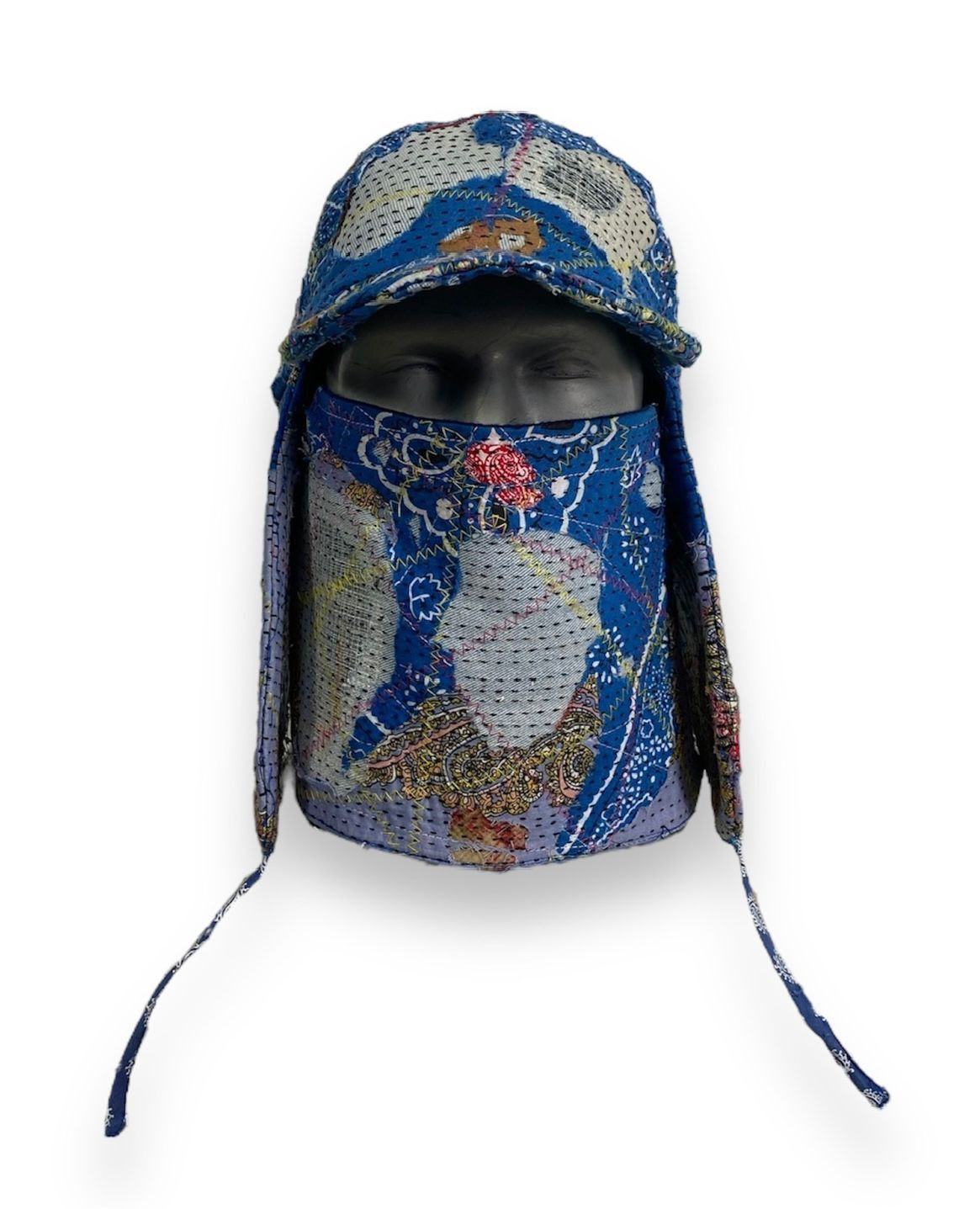 Other Custom Made Distressed Paisley Patchwork hats boro by Ahado Size ONE SIZE - 1 Thumbnail