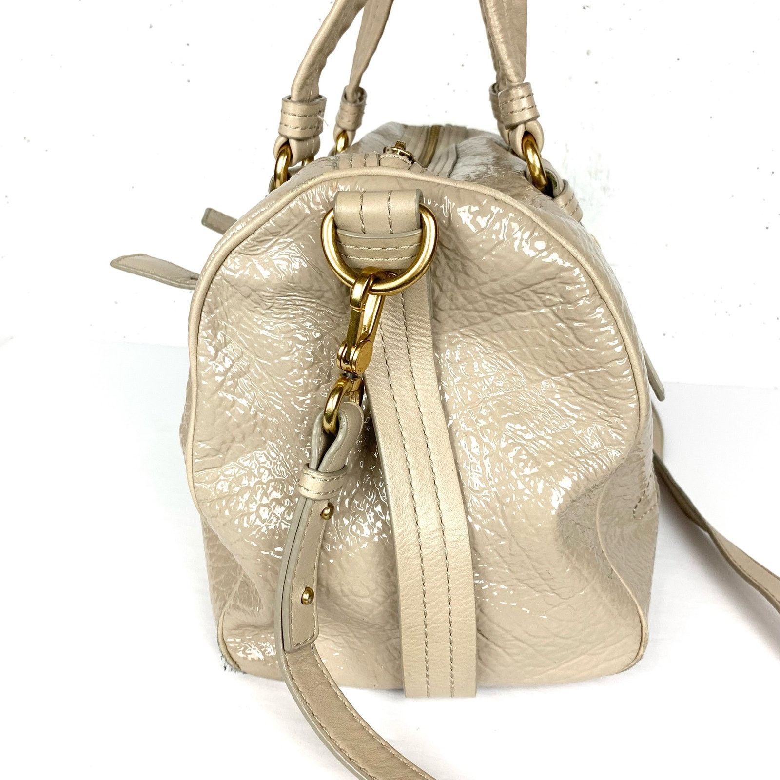 Marc by Marc Jacobs Marc Jacobs Leather Handle Tote Removable Shoulder Strap Tan Size ONE SIZE - 4 Thumbnail