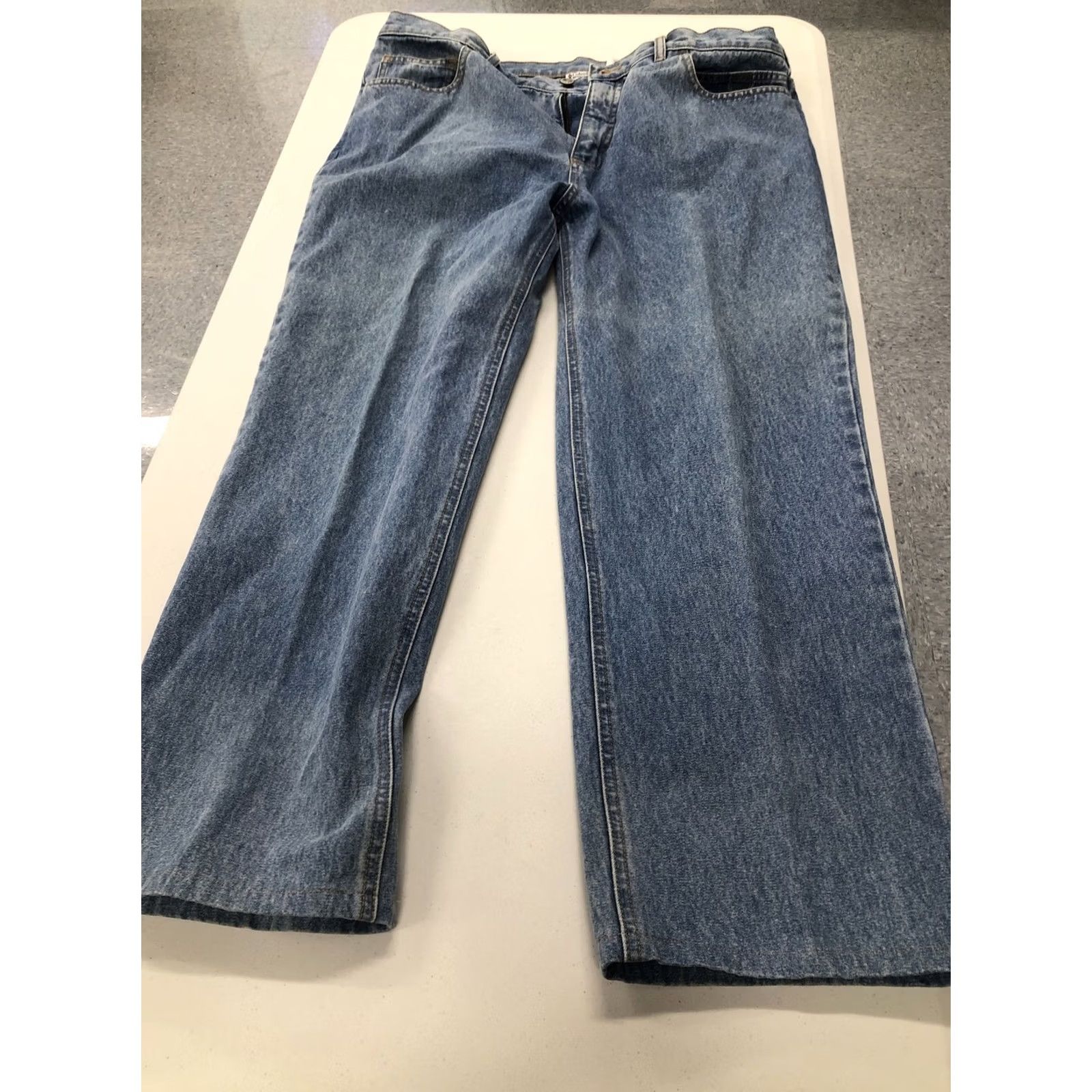 Vintage Columbia Sportswear Company Mens Jeans Blue Bonehead Size 36x27 (Label Says 32) Size US 36 / EU 52 - 8 Thumbnail