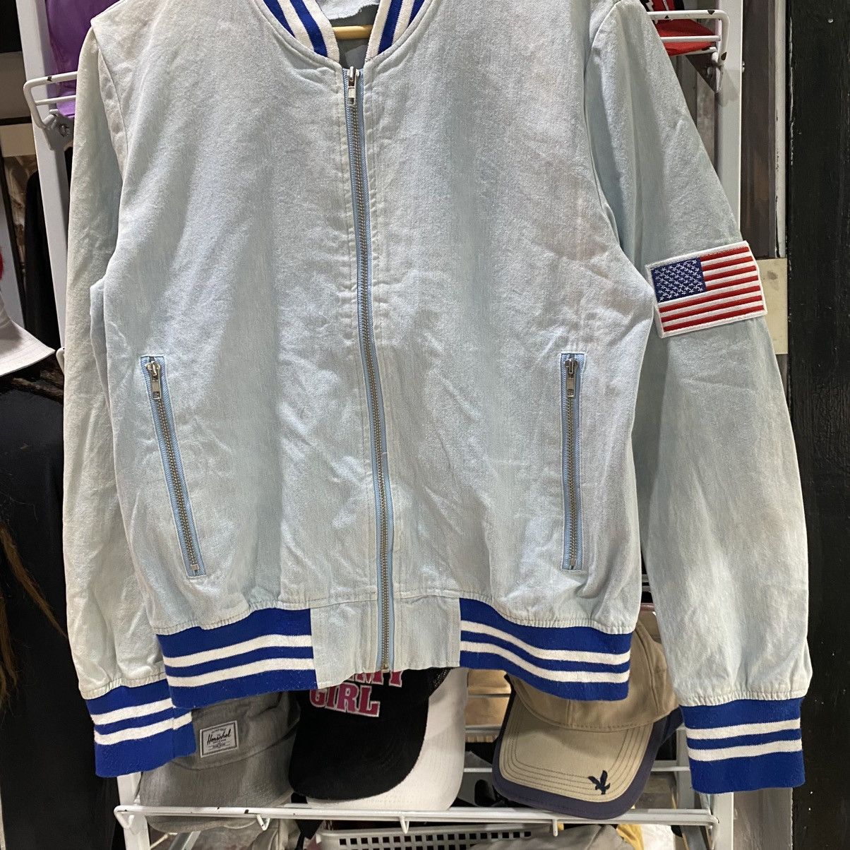 Jun Takahashi × Undercover Undercover VTG AW02 Witches Cell Groupie Denim Bomber Jacket Size US M / EU 48-50 / 2 - 4 Thumbnail