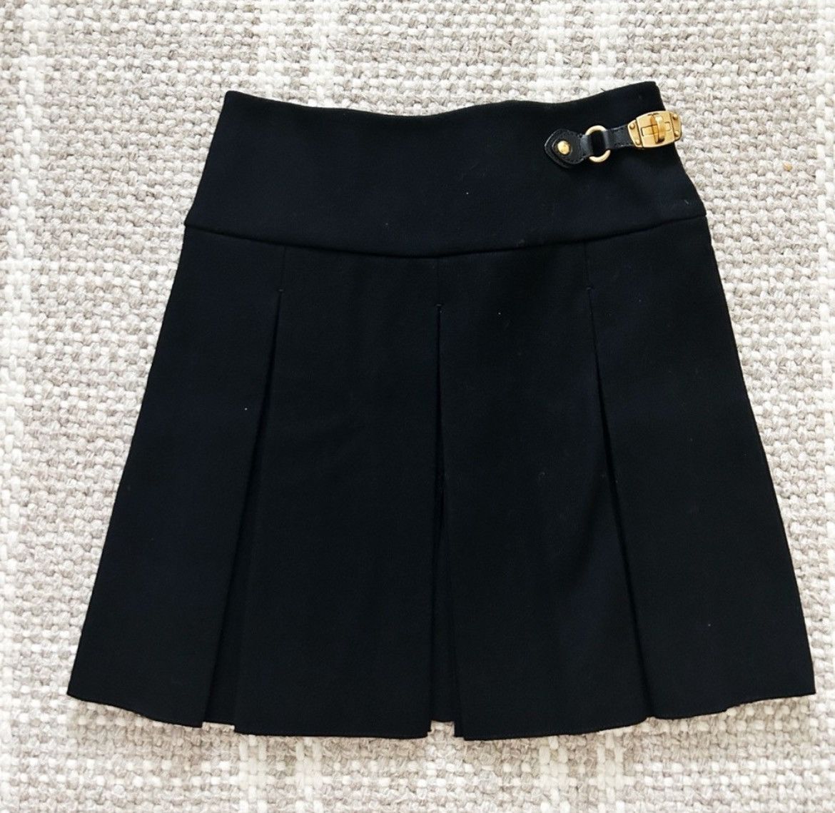 Miu Miu Pleated Mini Skirt