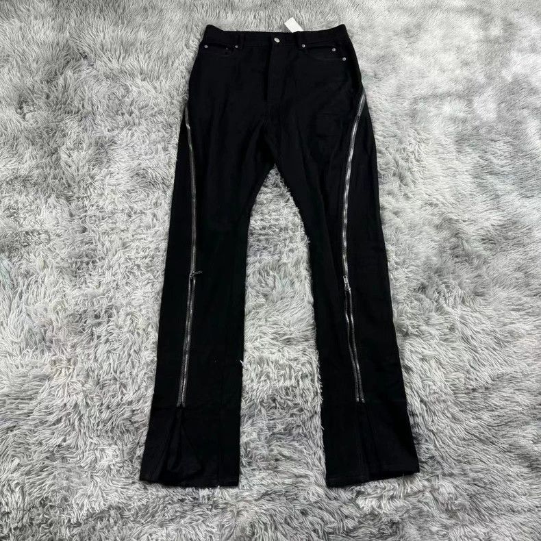 Rick Owens Rick Owens Black Banana Denim Pants Size US 31 - 1 Thumbnail
