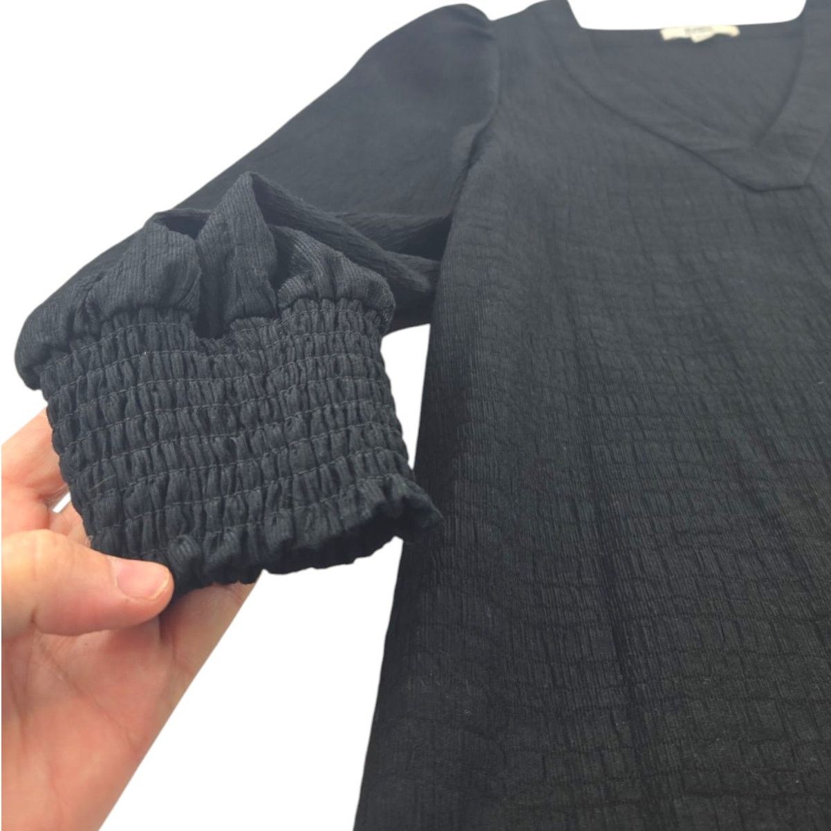 BB Dakota BB Dakota Steve Madden | Ruston Textured Mini Dress | XS Size XS / US 0-2 / IT 36-38 - 4 Thumbnail
