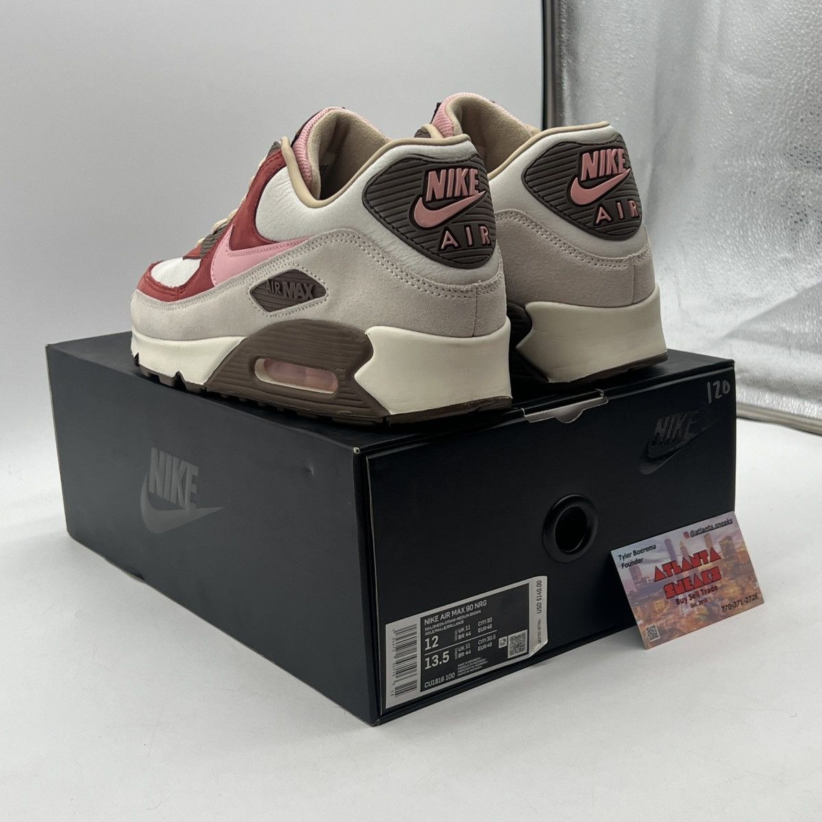 Nike Dqm x air max 90 bacon Size US 12 / EU 45 - 4 Thumbnail