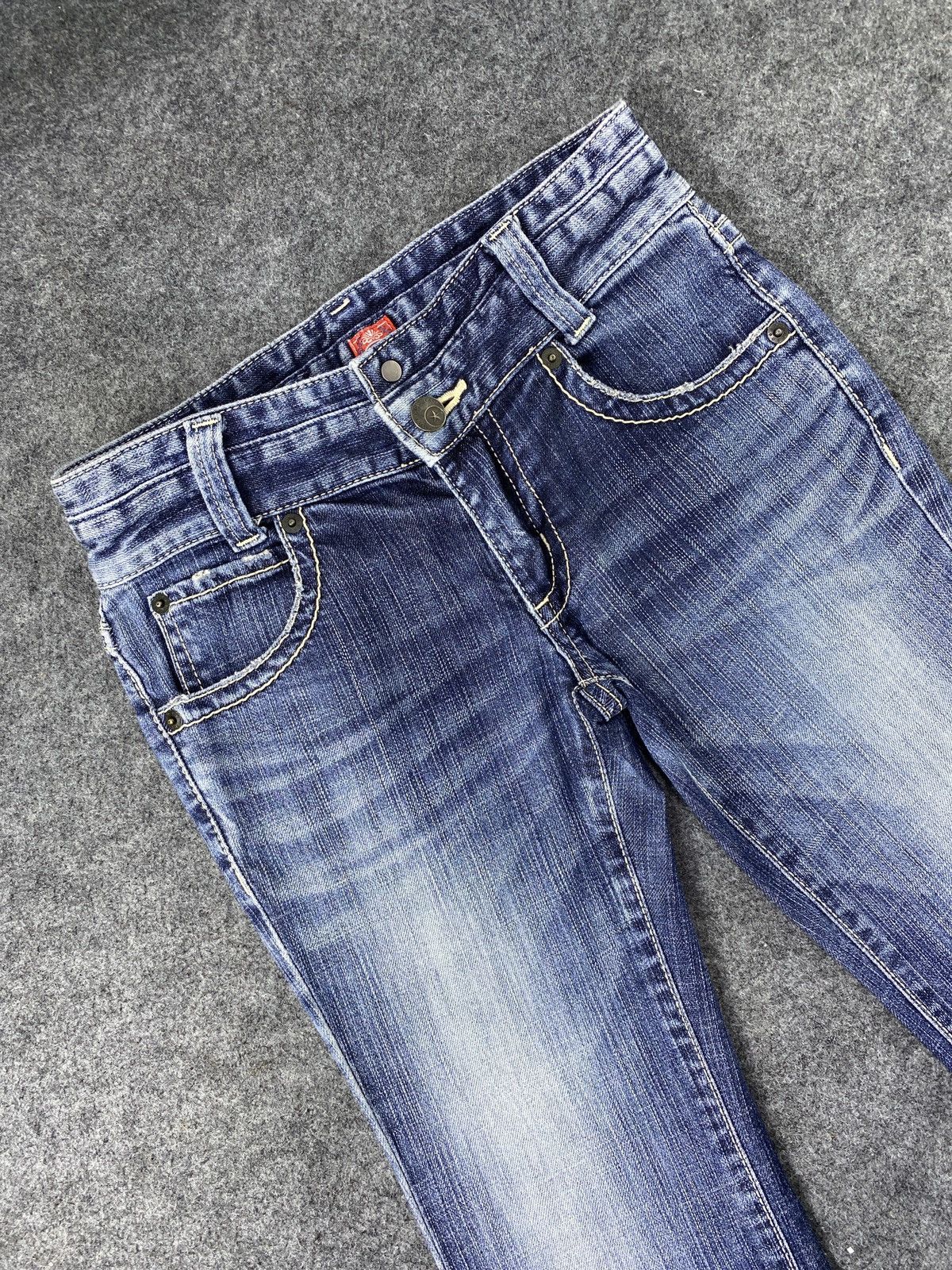 Japanese Brand × Jean Bobson Bootcut Blue Wash Jeans - J1101 Size 26" / US 2 / IT 38 - 3 Thumbnail