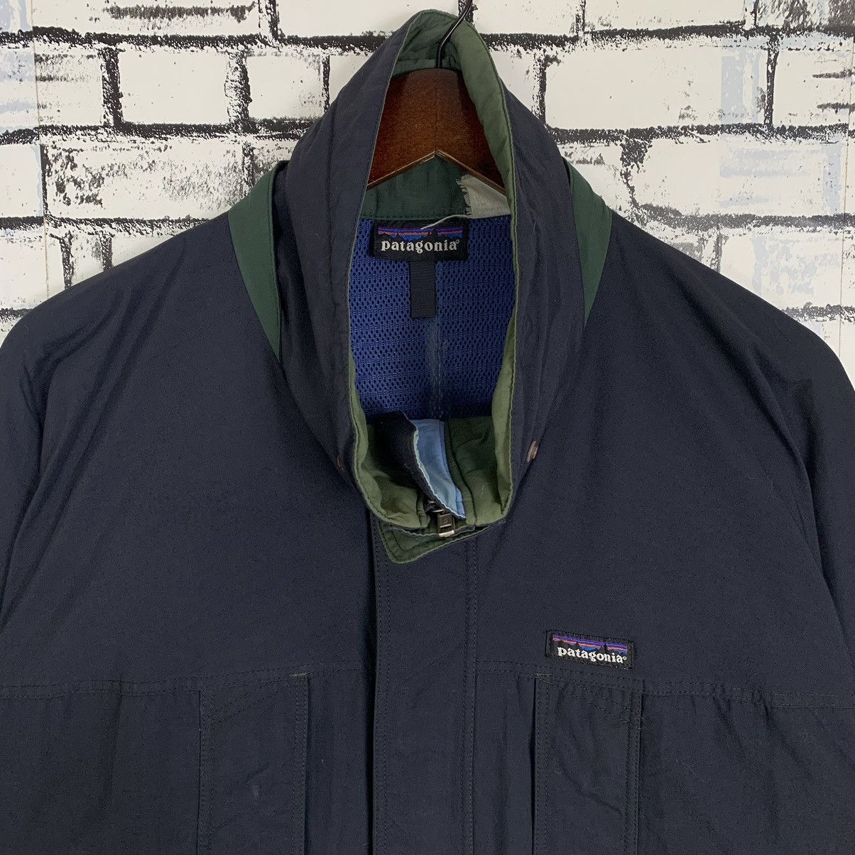 Patagonia × Vintage Patagonia Outdoor Clothing Winter Jacket Windbreaker Size US L / EU 52-54 / 3 - 3 Thumbnail