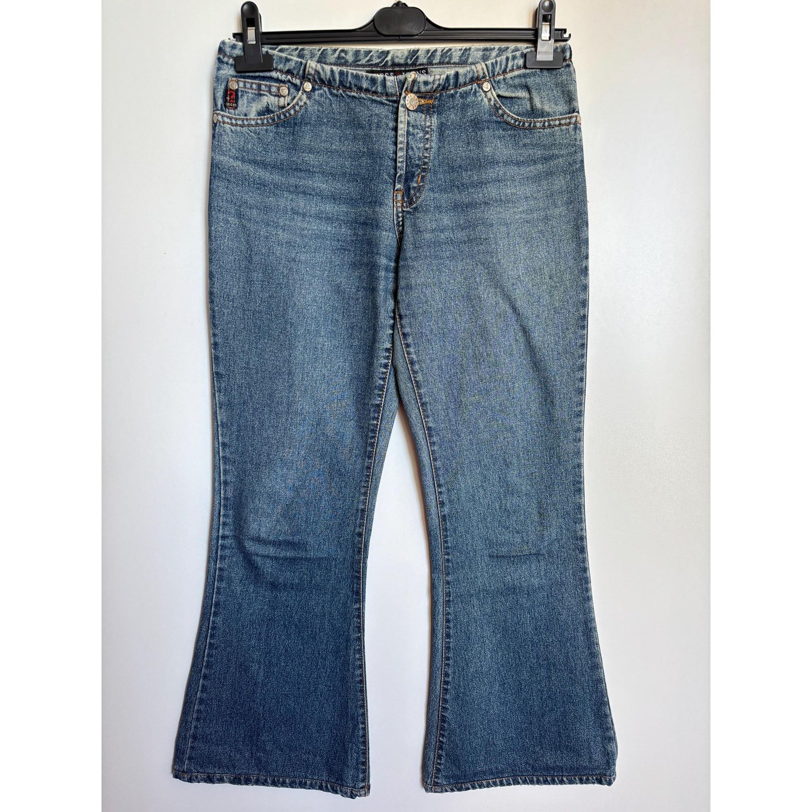 Guess × Vintage Vintage Guess USA Jeans 29 Y2K High Rise Bootcut 90s Archive Size US 29 - 4 Thumbnail