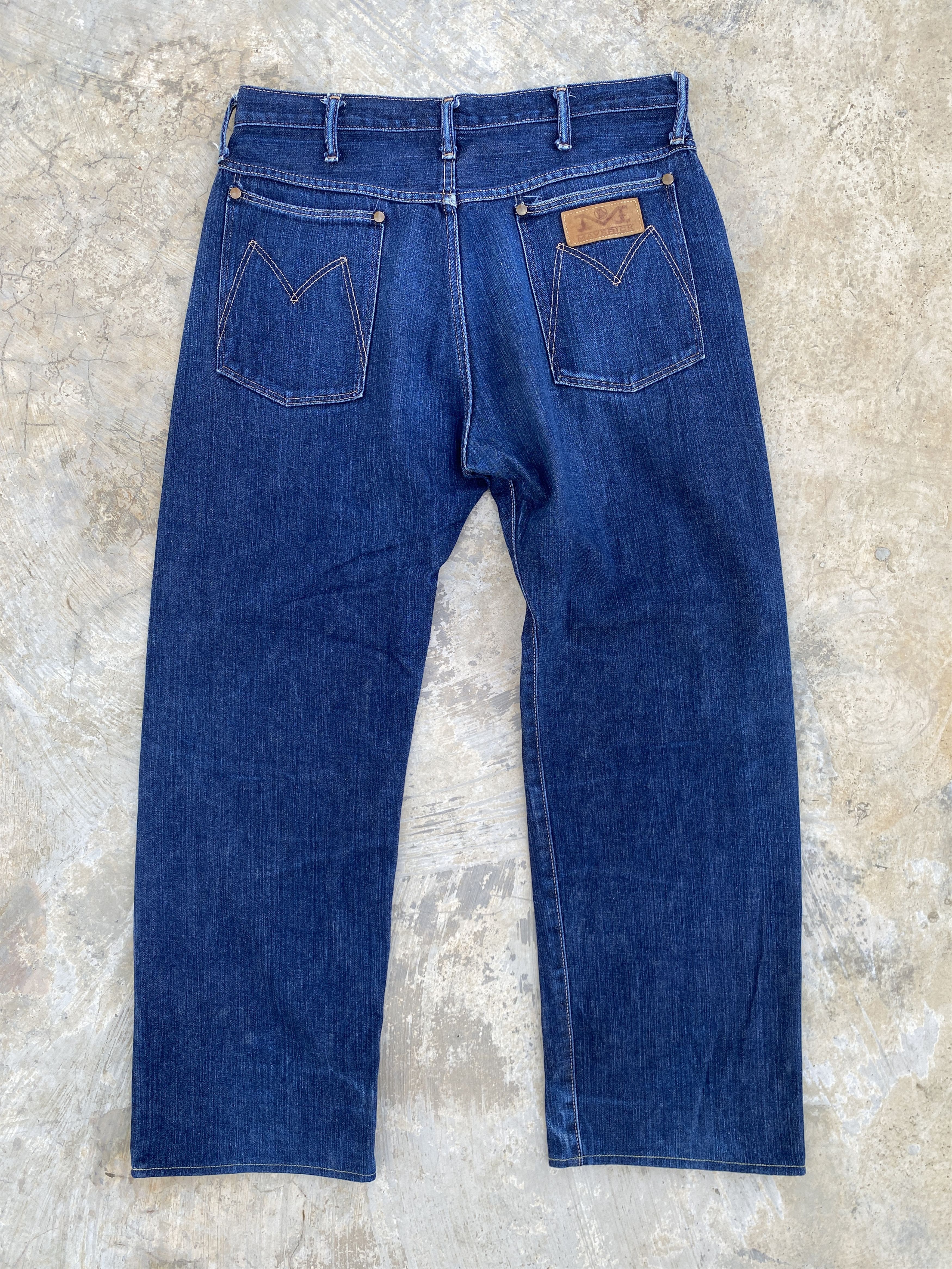 ヴィニ　 Maverick by Wrangler Wrangler Retro Men's Maverick Dark Stretch Slim Straight Jeans