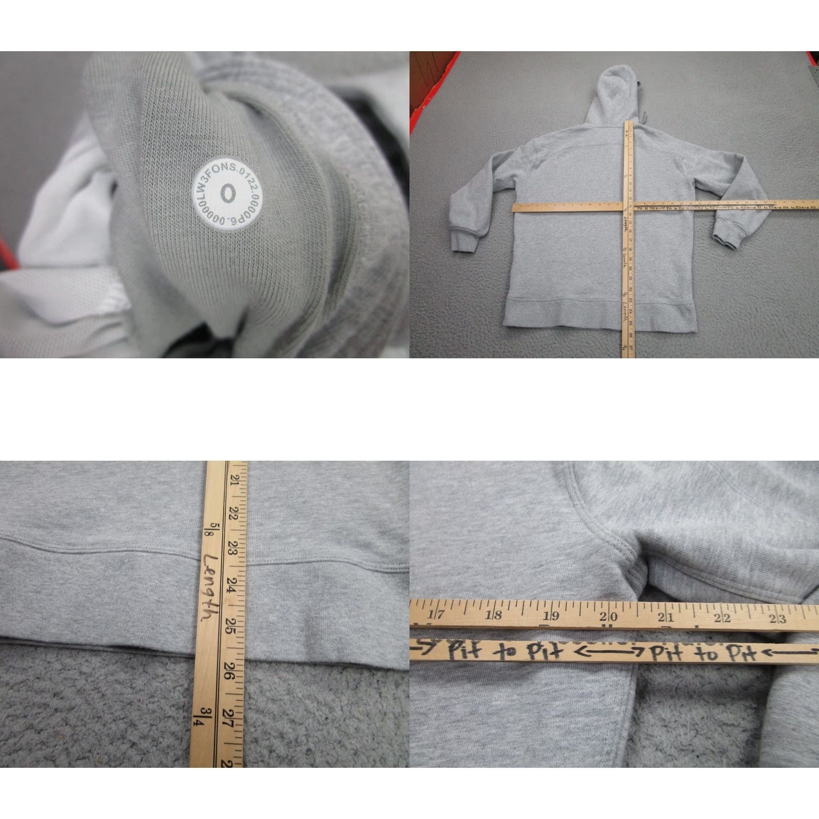 Lululemon Lululemon Hoodie Womens 0 Gray Pullover Athletic Kangaroo Logo Size XS / US 0-2 / IT 36-38 - 8 Thumbnail