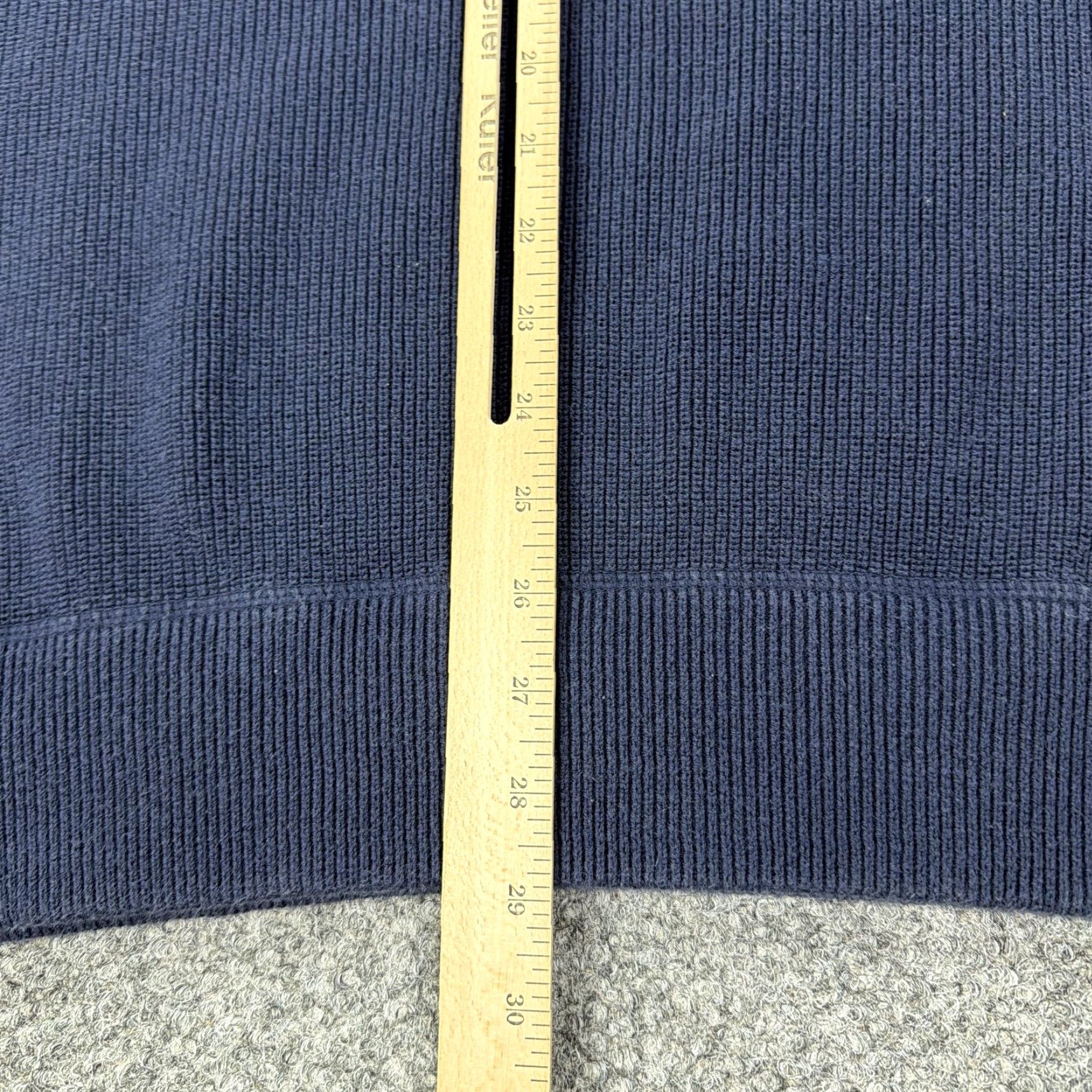 Eddie Bauer Eddie Bauer Sweater Mens XLT Blue Cotton Waffle Knit Thermal Henley Pullover Size US XL / EU 56 / 4 - 5 Thumbnail